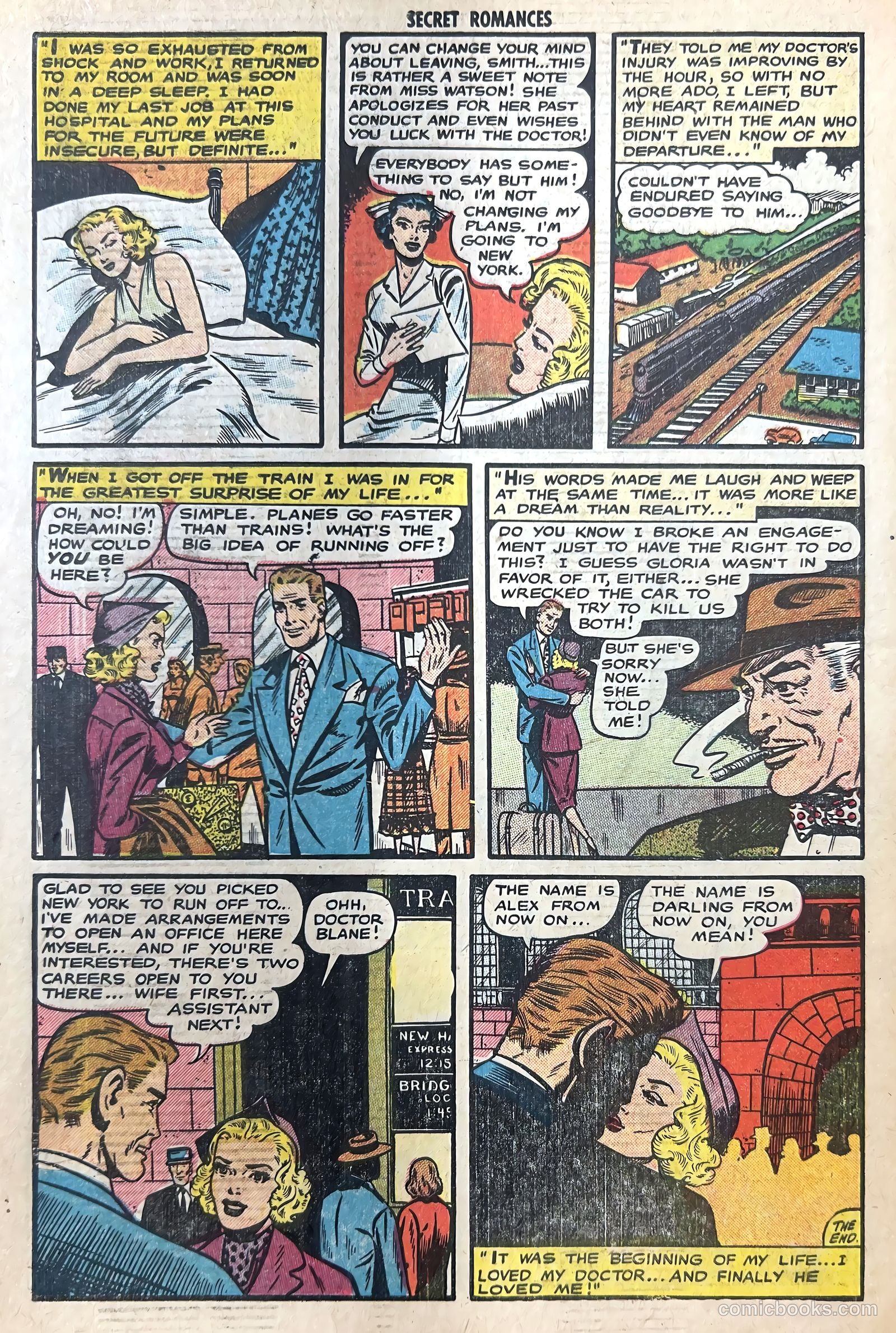 Secret Romances #12 (1953) — page 34 of 36