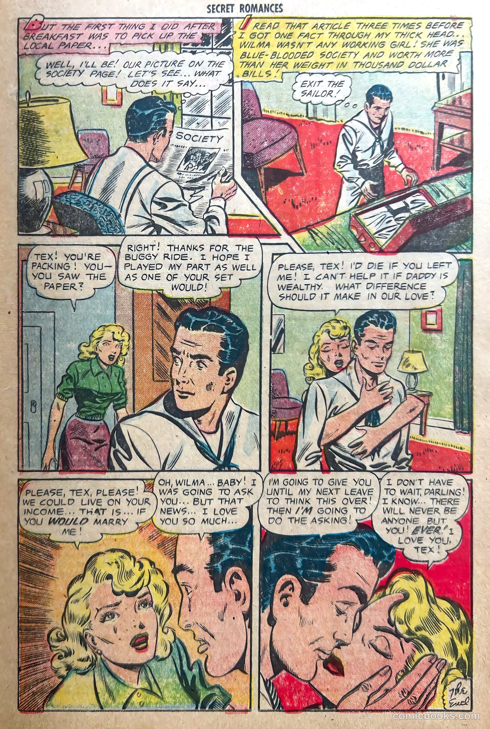 Secret Romances #13 (1953) — page 17 of 37