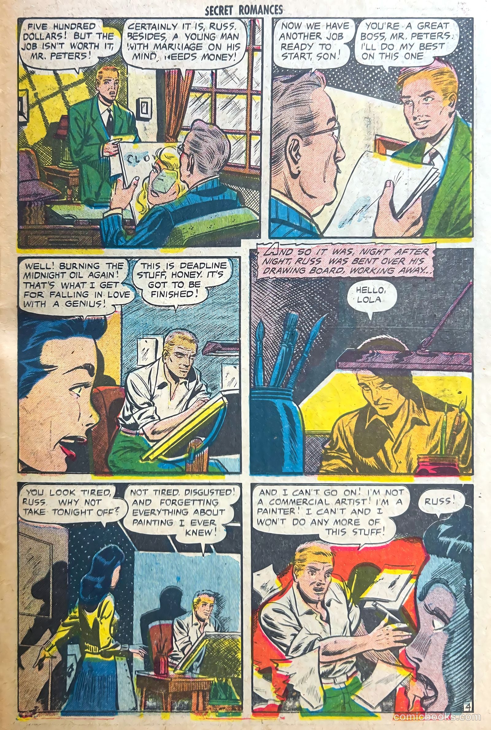 Secret Romances #13 (1953) — page 23 of 37