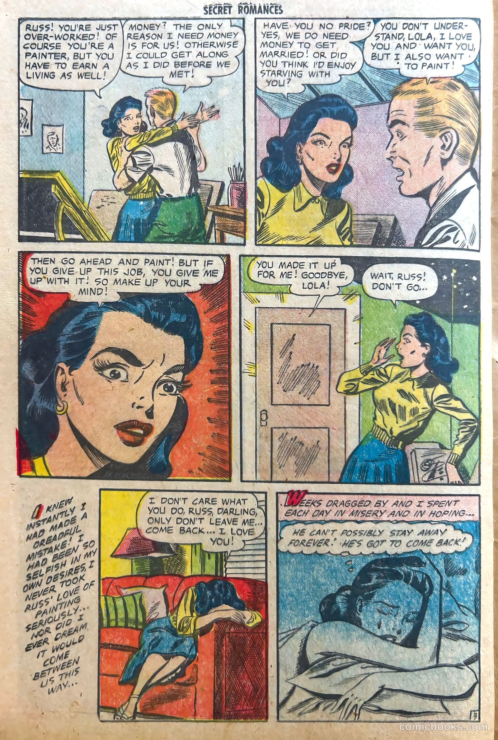 Secret Romances #13 (1953) — page 24 of 37