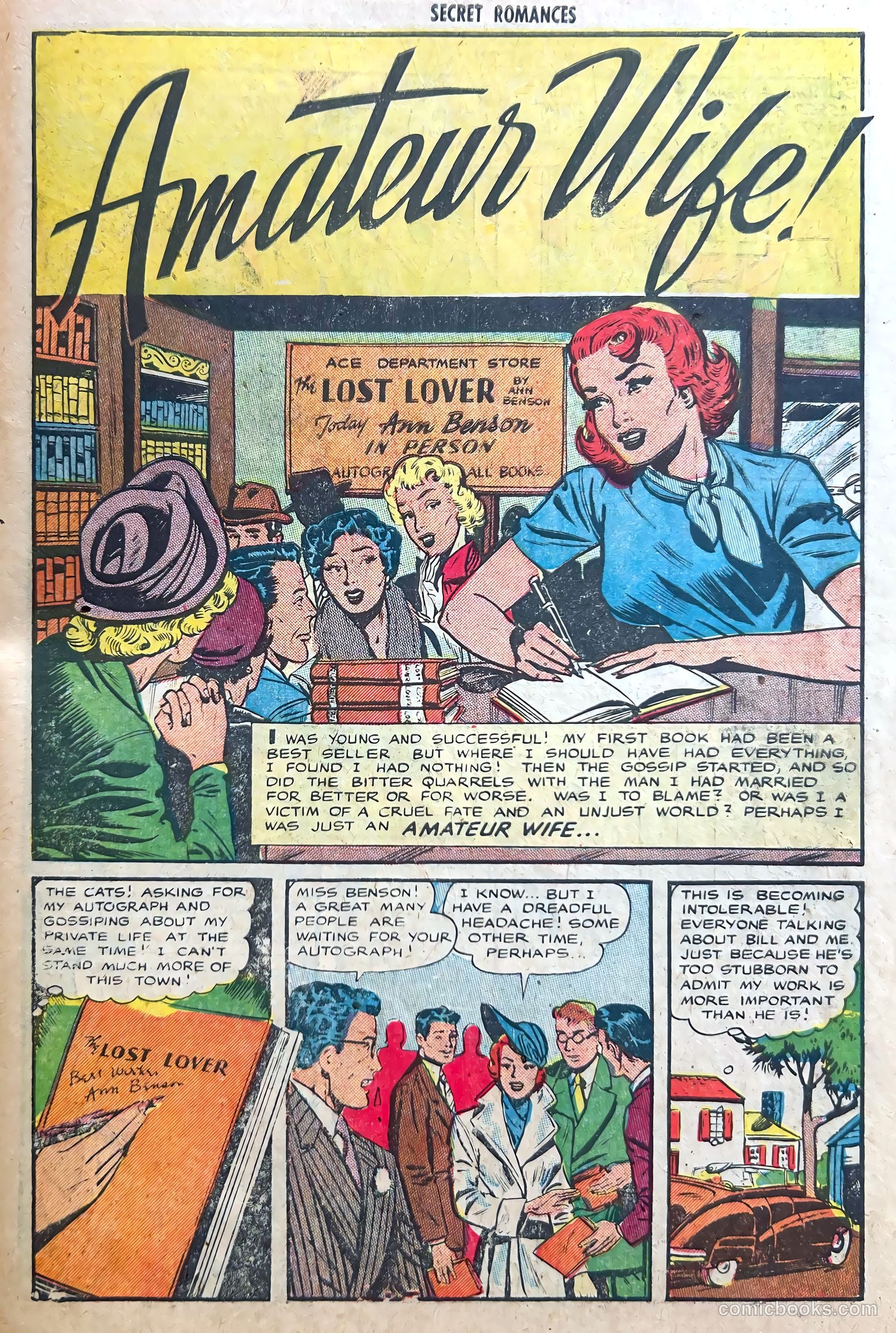 Secret Romances #13 (1953) — page 27 of 37