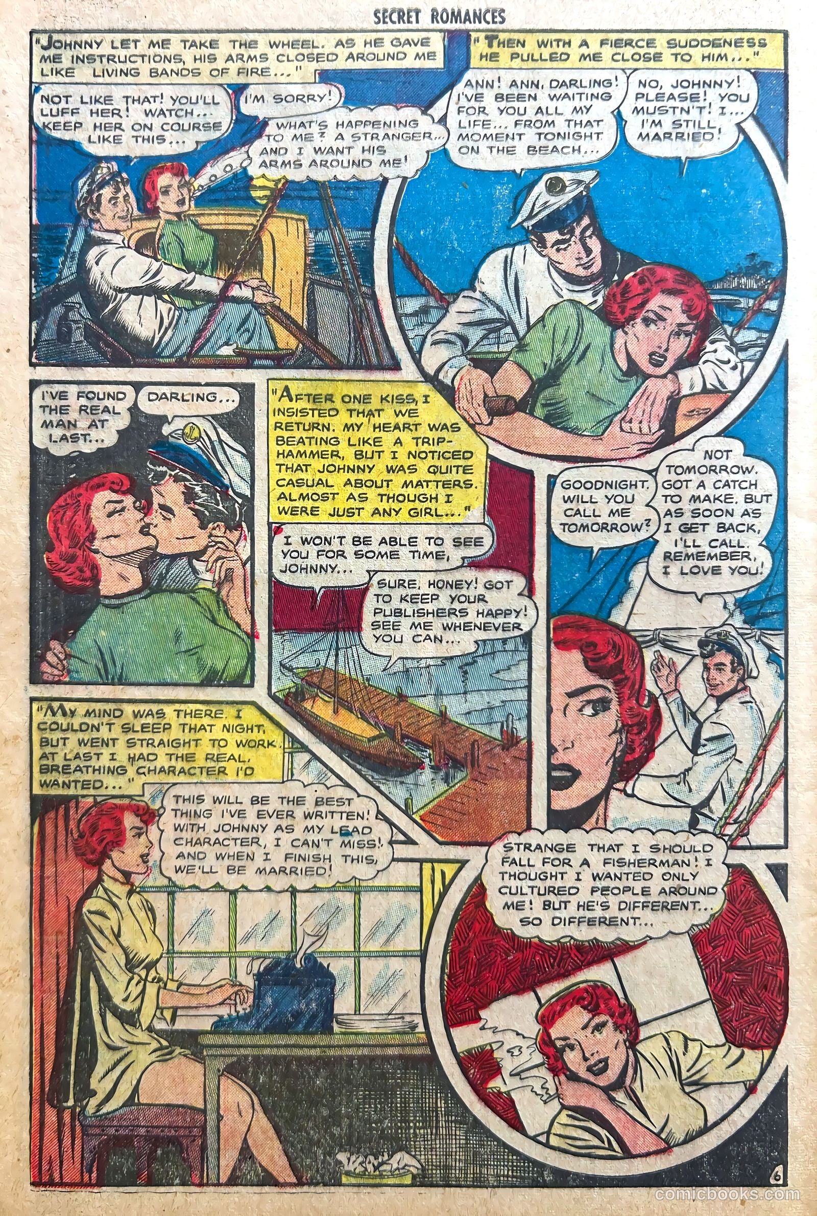 Secret Romances #13 (1953) — page 32 of 37