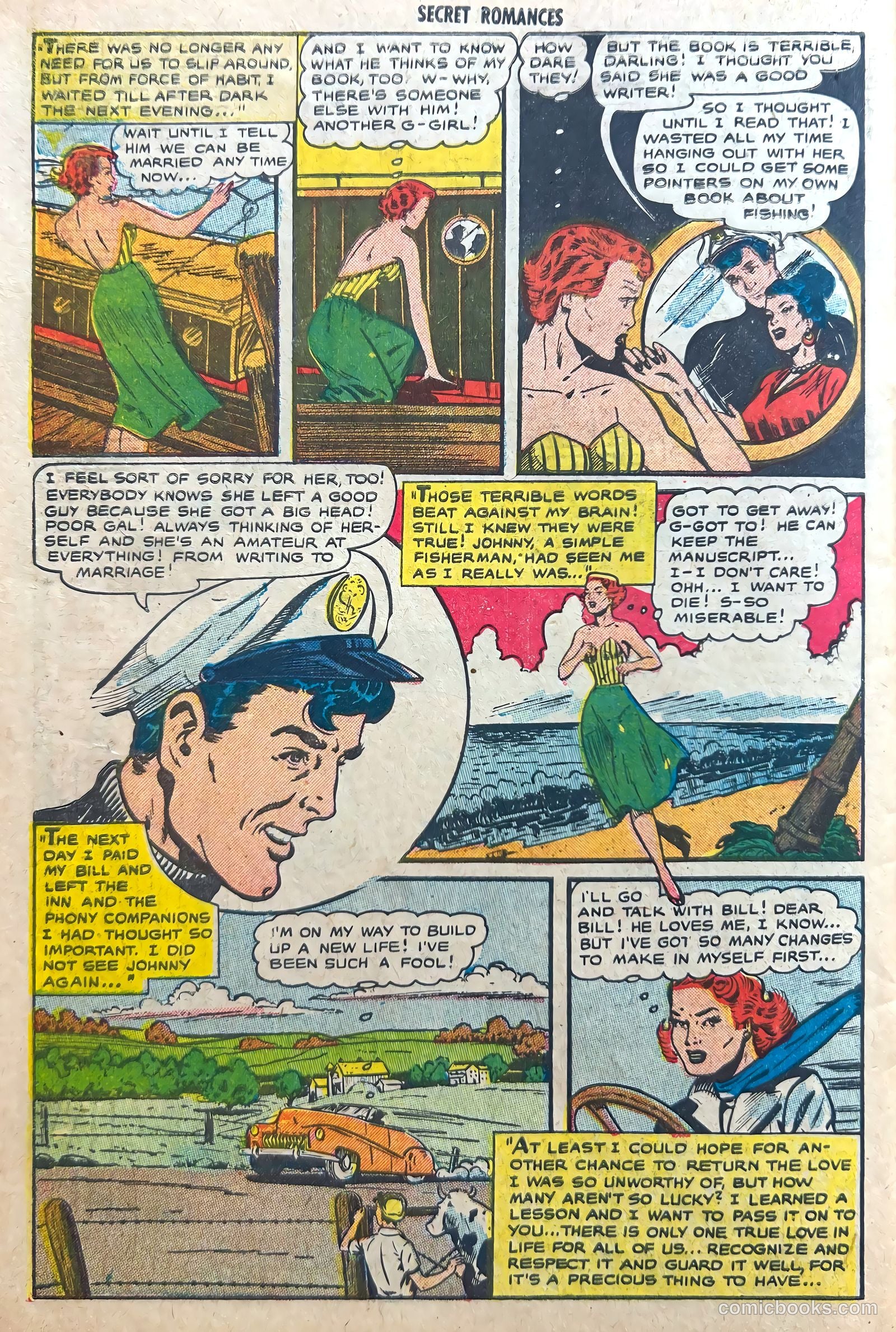 Secret Romances #13 (1953) — page 34 of 37