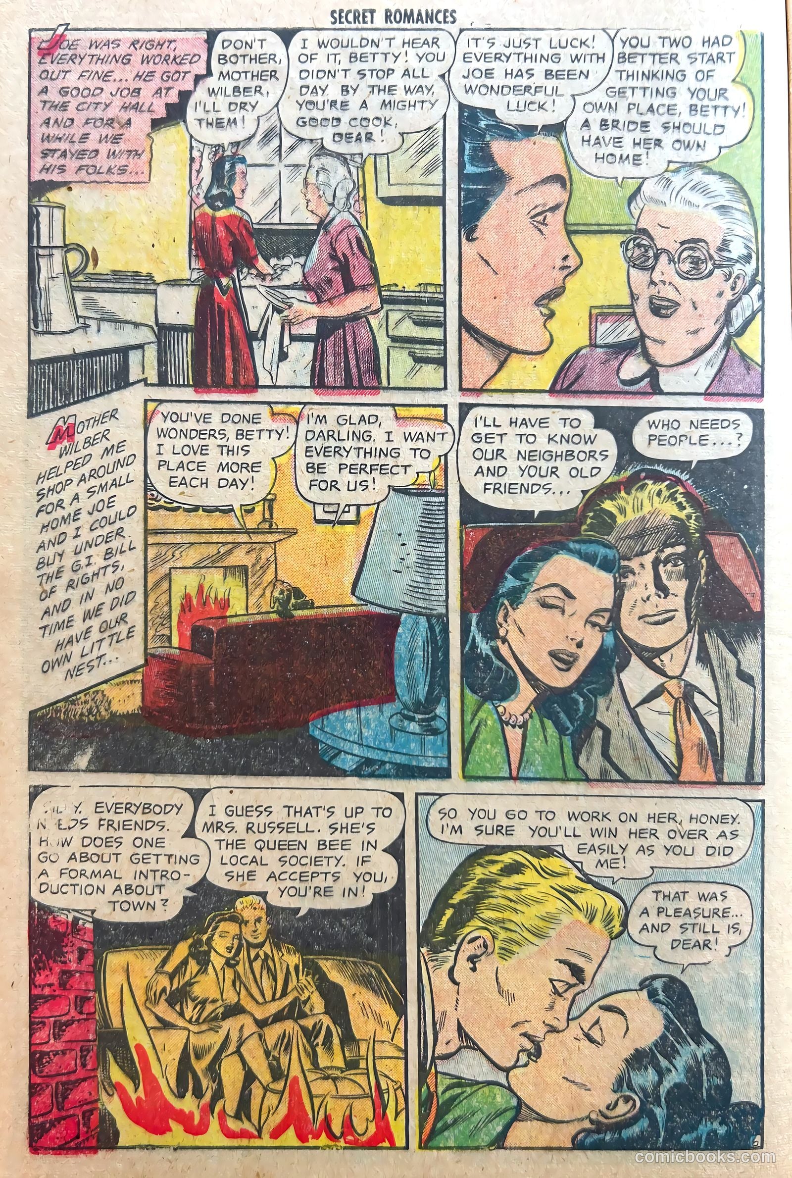 Secret Romances #13 (1953) — page 37 of 37