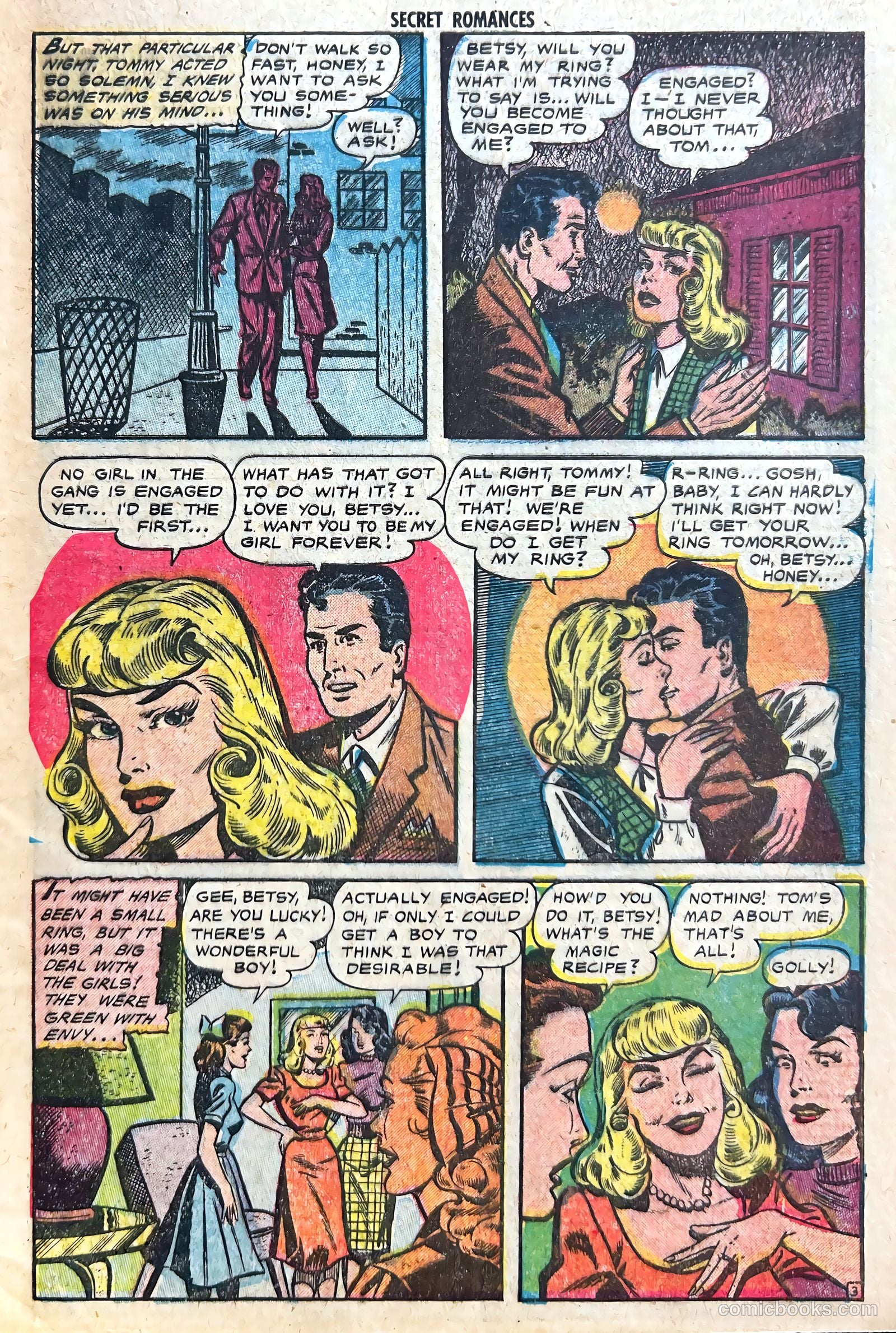 Secret Romances #16 (1953) — page 5 of 36