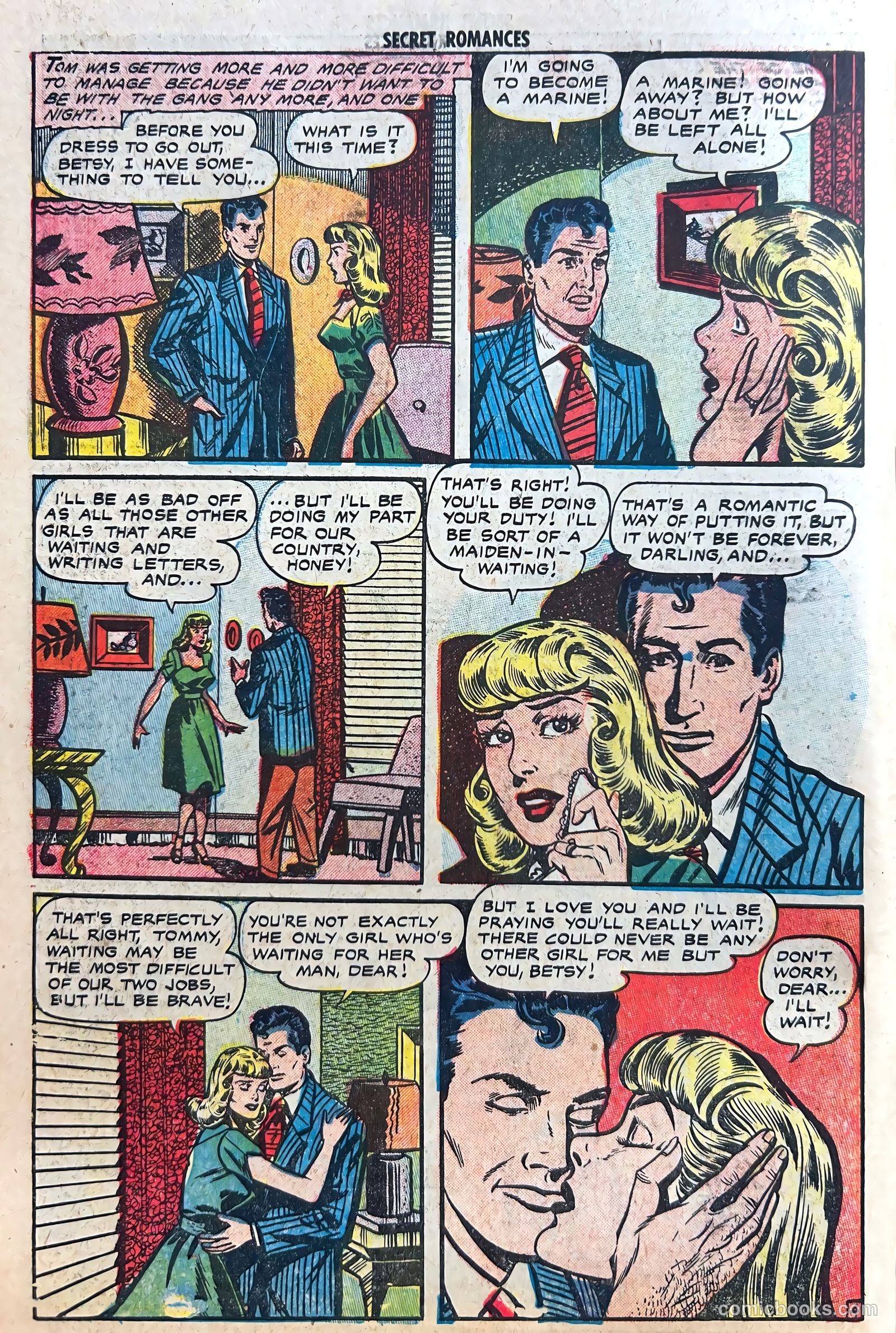 Secret Romances #16 (1953) — page 6 of 36