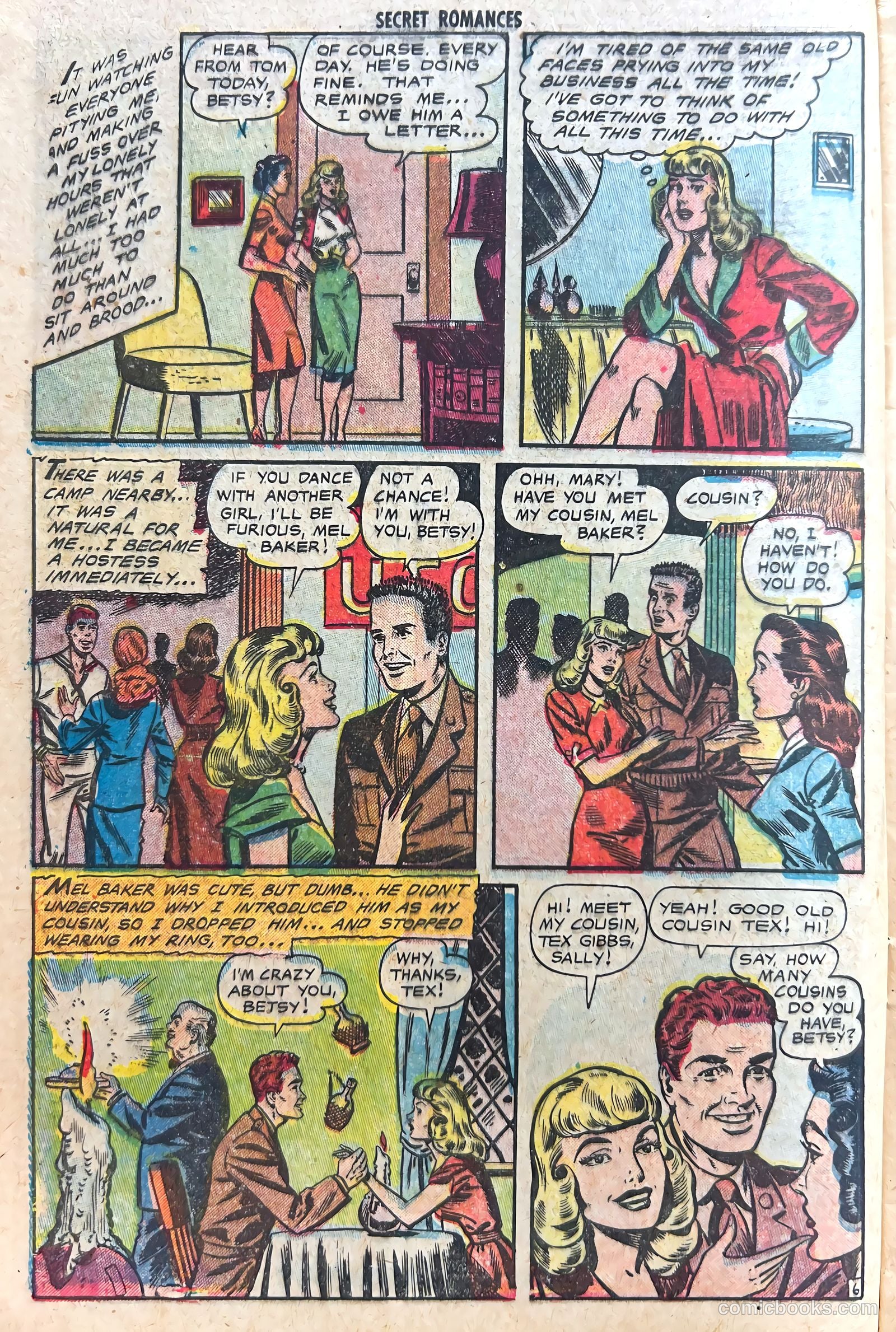 Secret Romances #16 (1953) — page 8 of 36