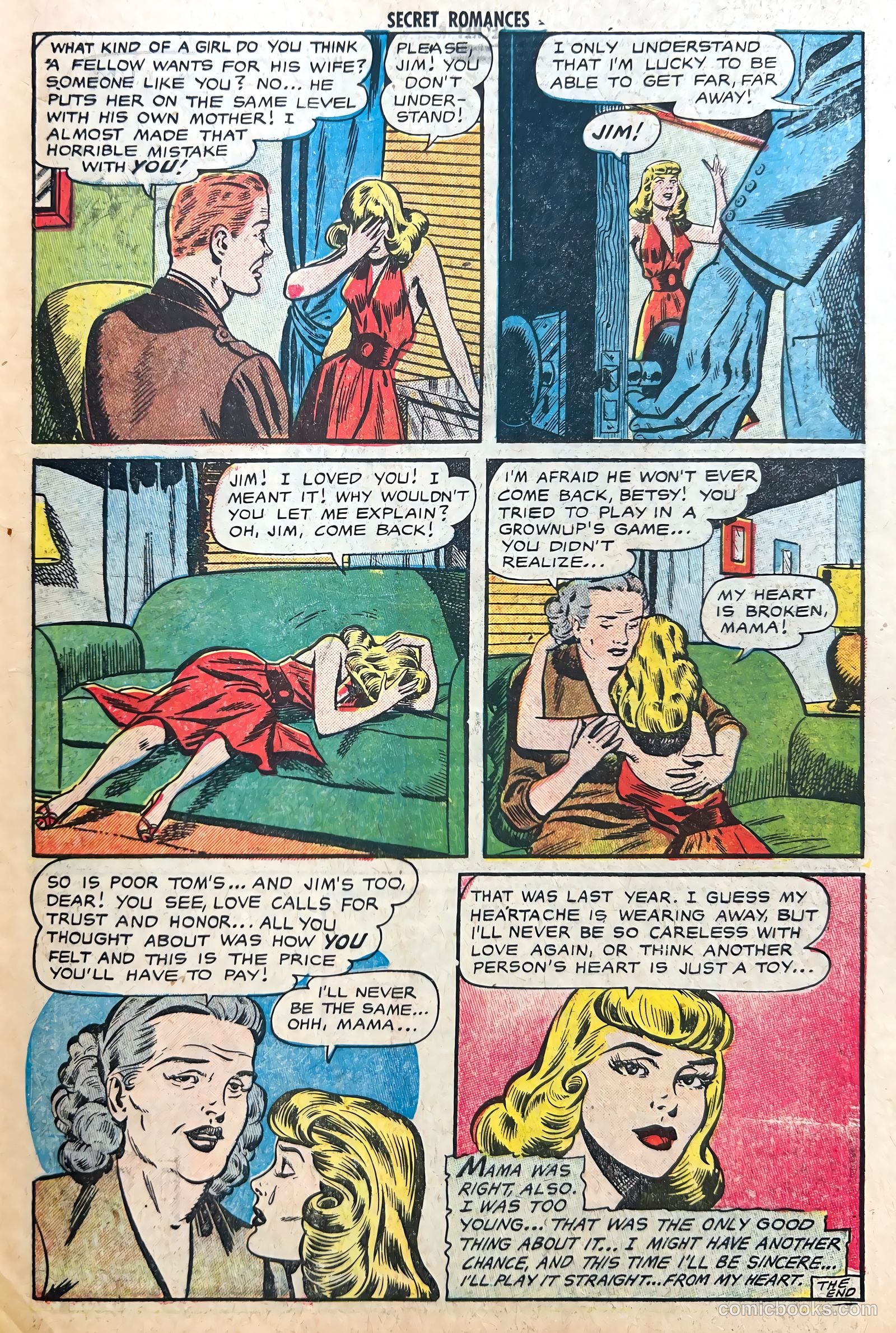 Secret Romances #16 (1953) — page 11 of 36