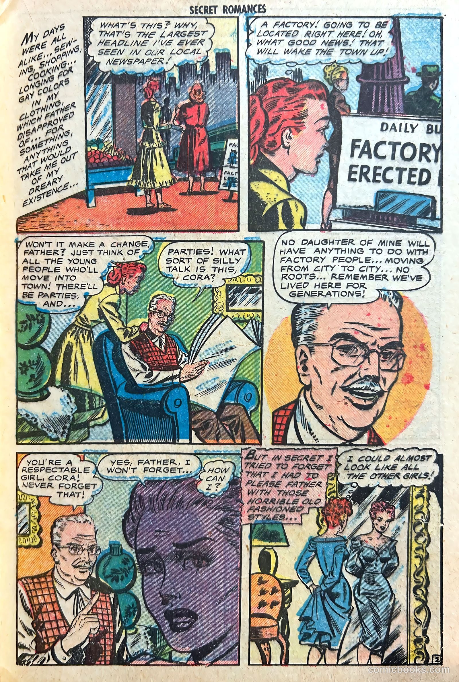 Secret Romances #16 (1953) — page 21 of 36