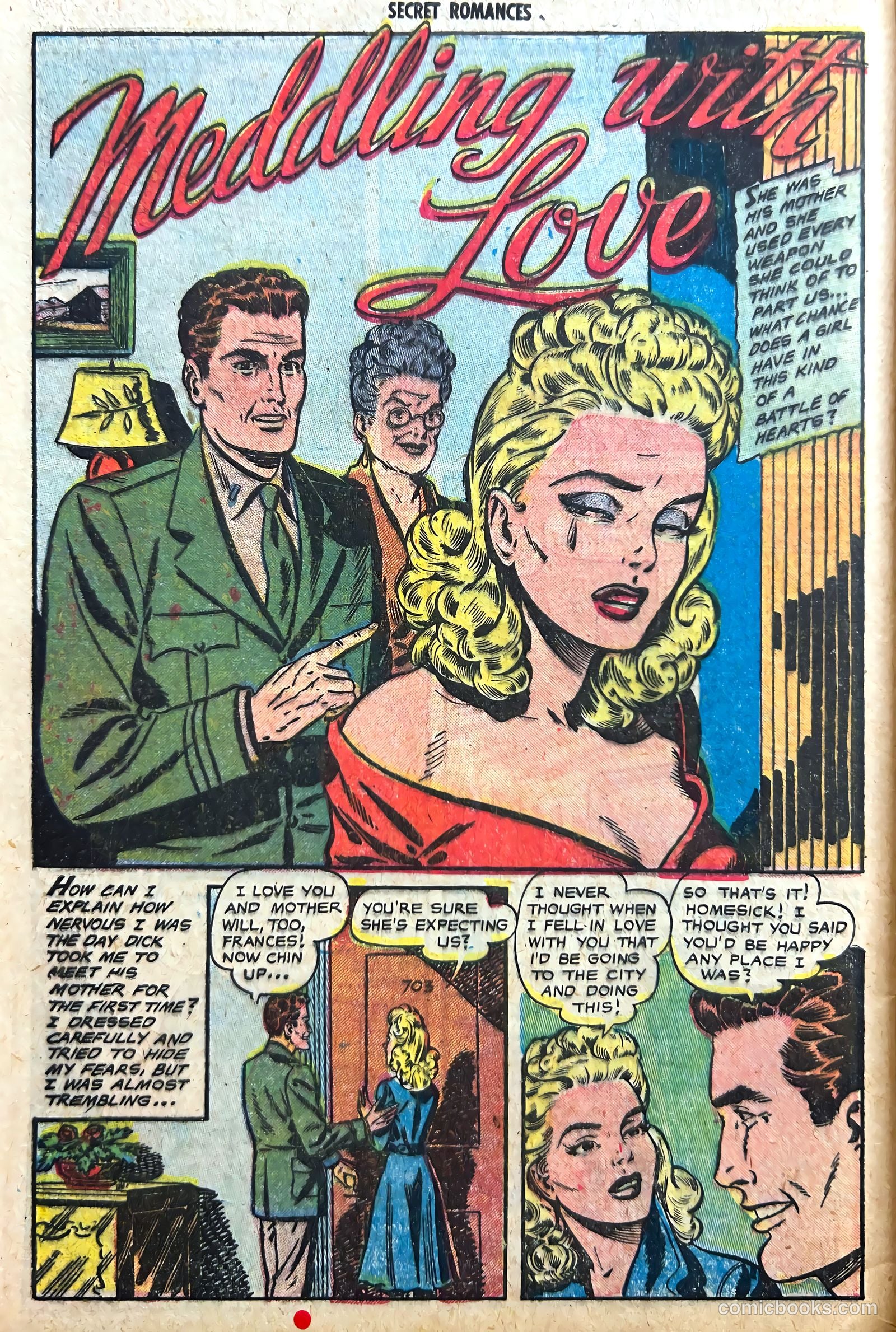 Secret Romances #16 (1953) — page 28 of 36