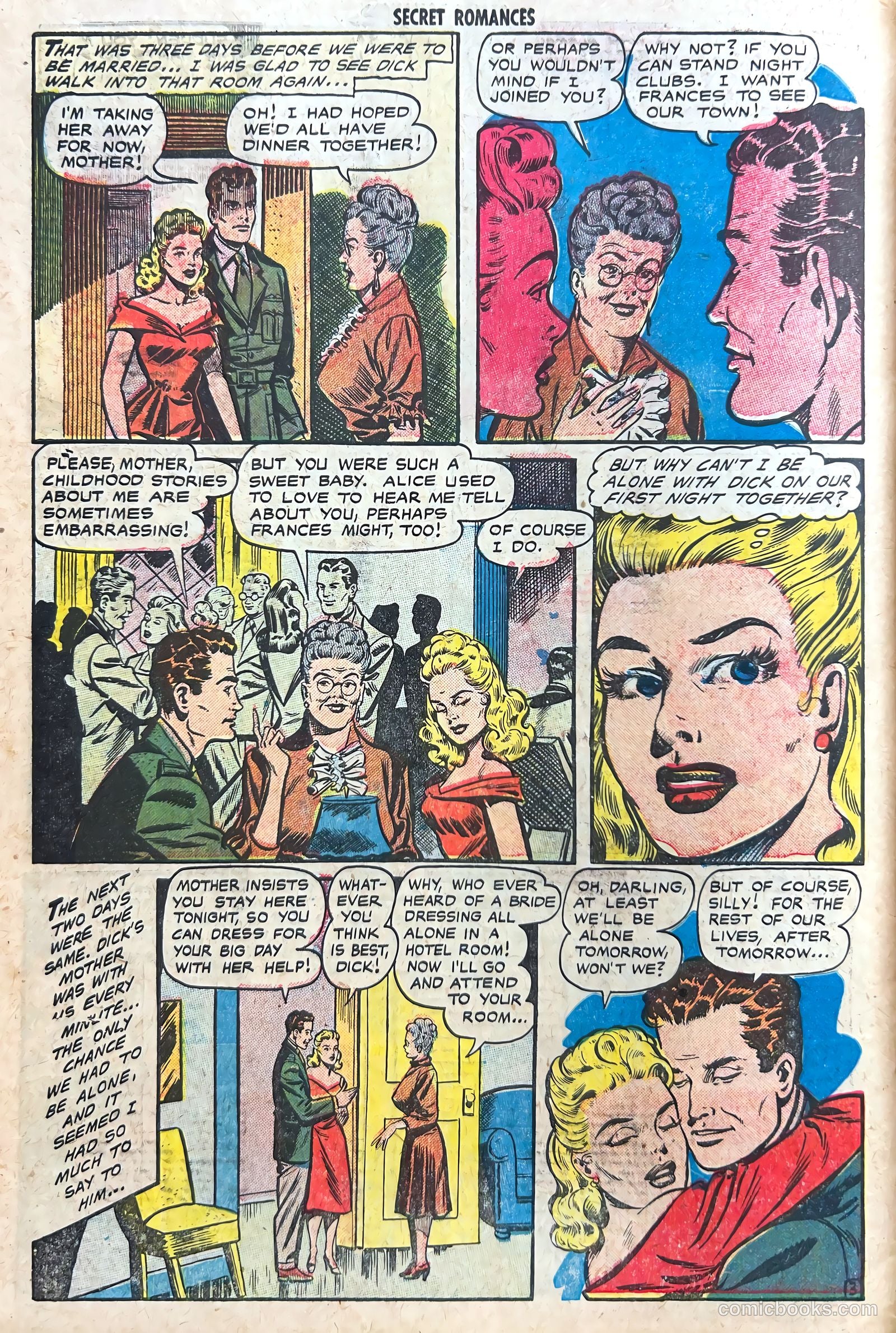 Secret Romances #16 (1953) — page 30 of 36