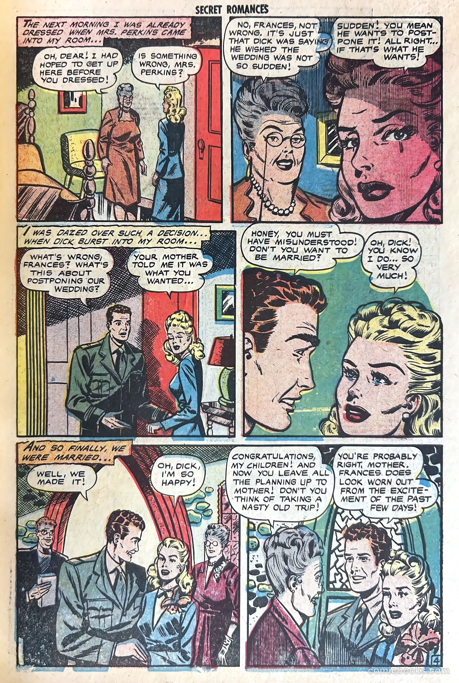 Secret Romances #16 (1953) — page 31 of 36