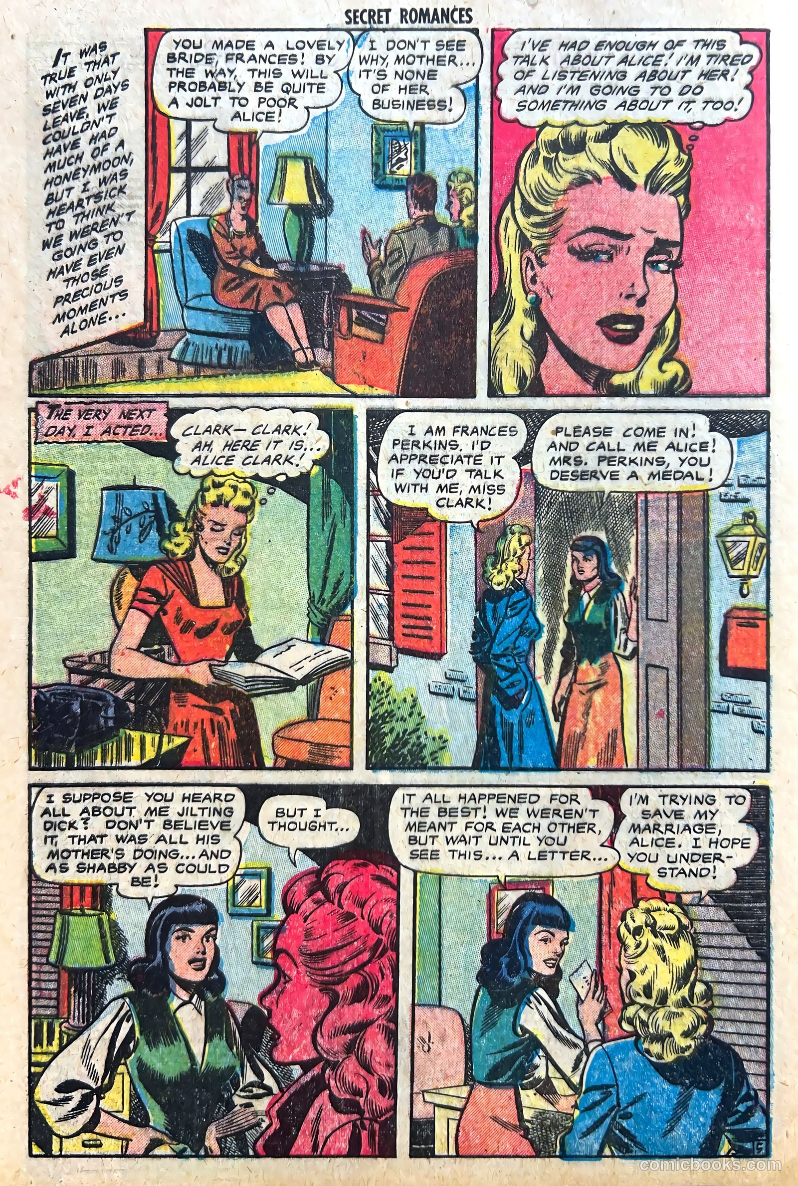 Secret Romances #16 (1953) — page 32 of 36