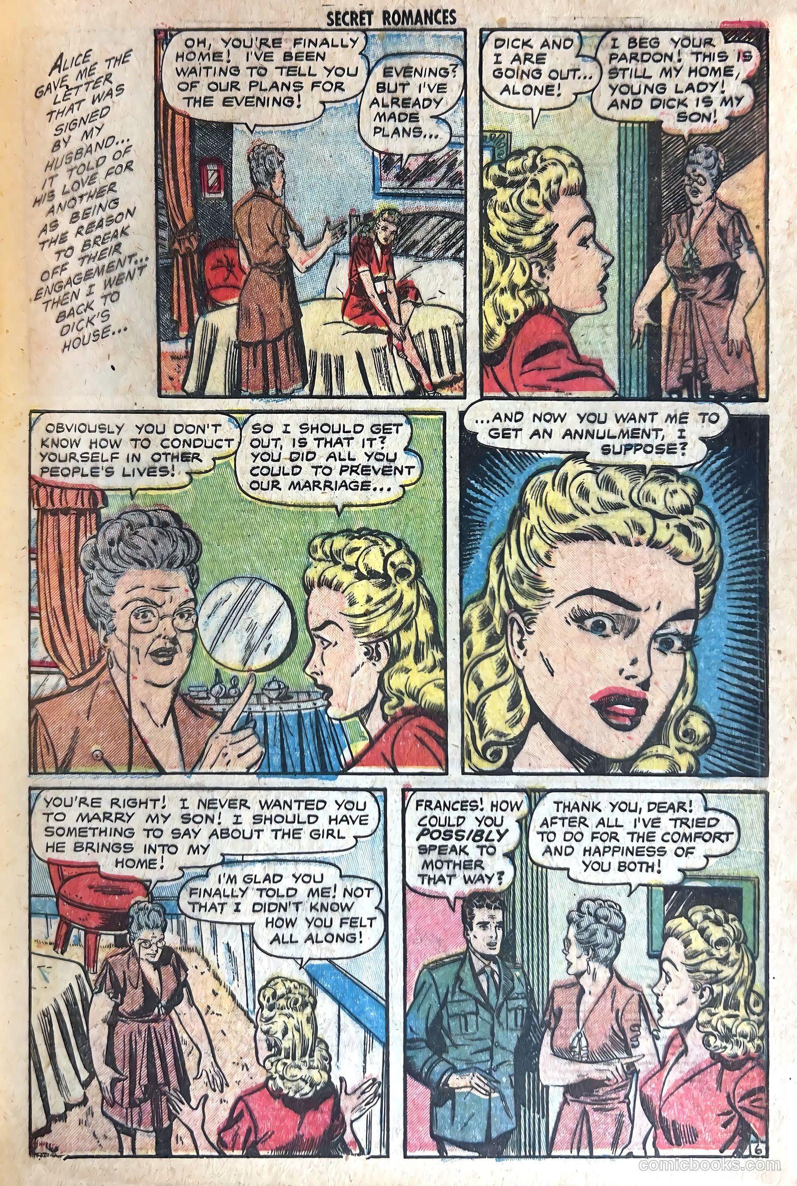 Secret Romances #16 (1953) — page 33 of 36