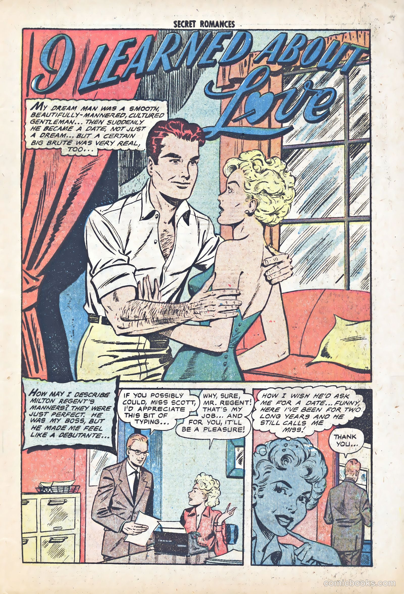 Secret Romances #17 (1953) — page 3 of 36