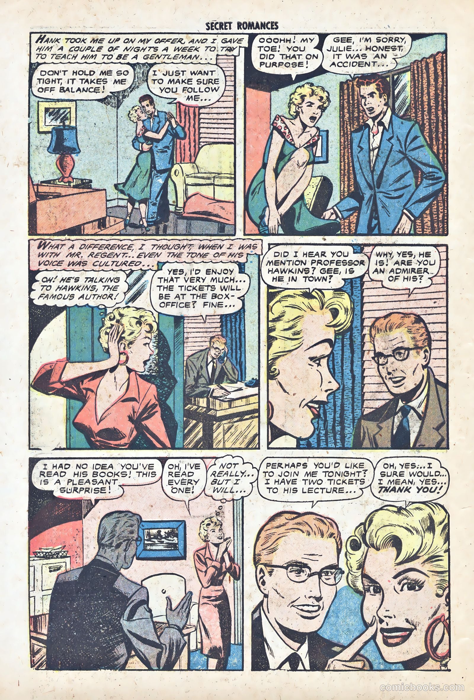Secret Romances #17 (1953) — page 6 of 36