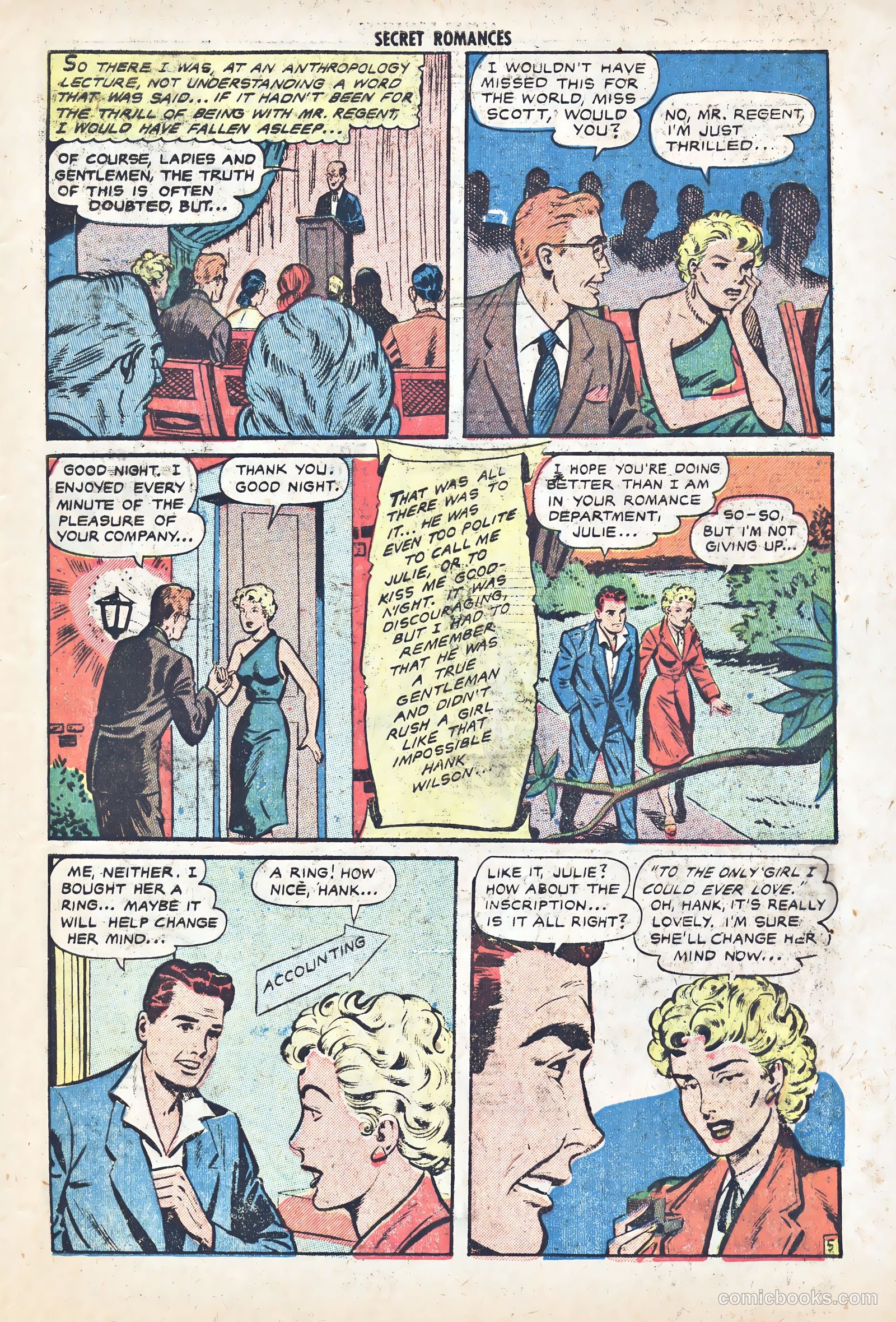 Secret Romances #17 (1953) — page 7 of 36