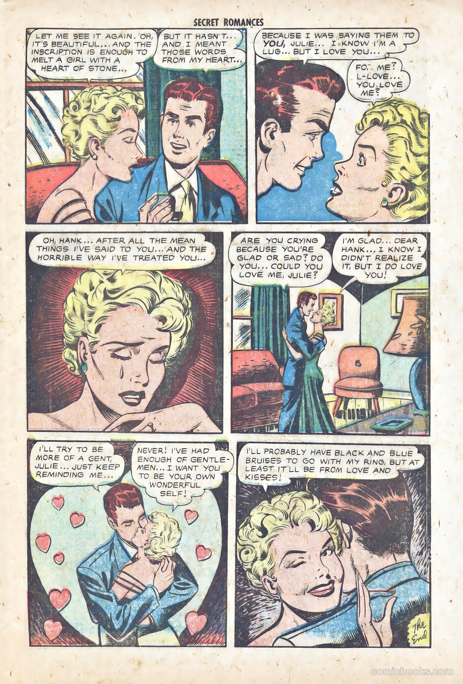 Secret Romances #17 (1953) — page 9 of 36