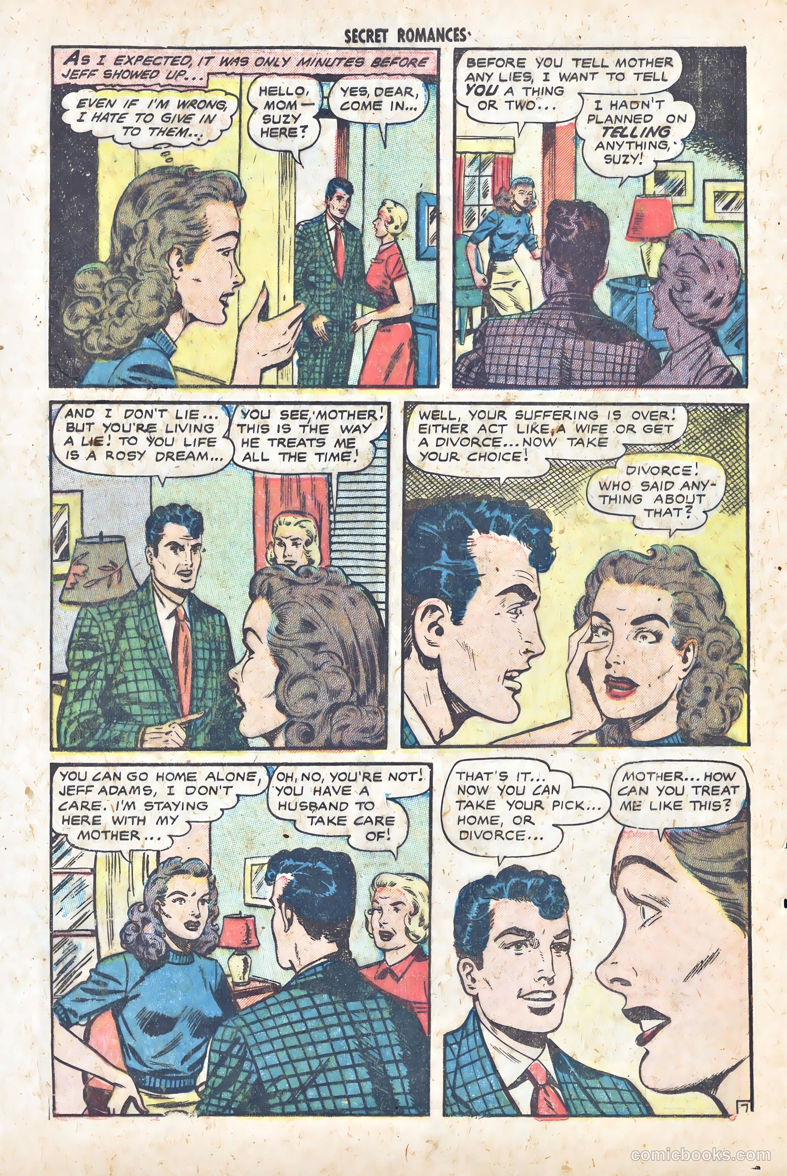 Secret Romances #17 (1953) — page 16 of 36