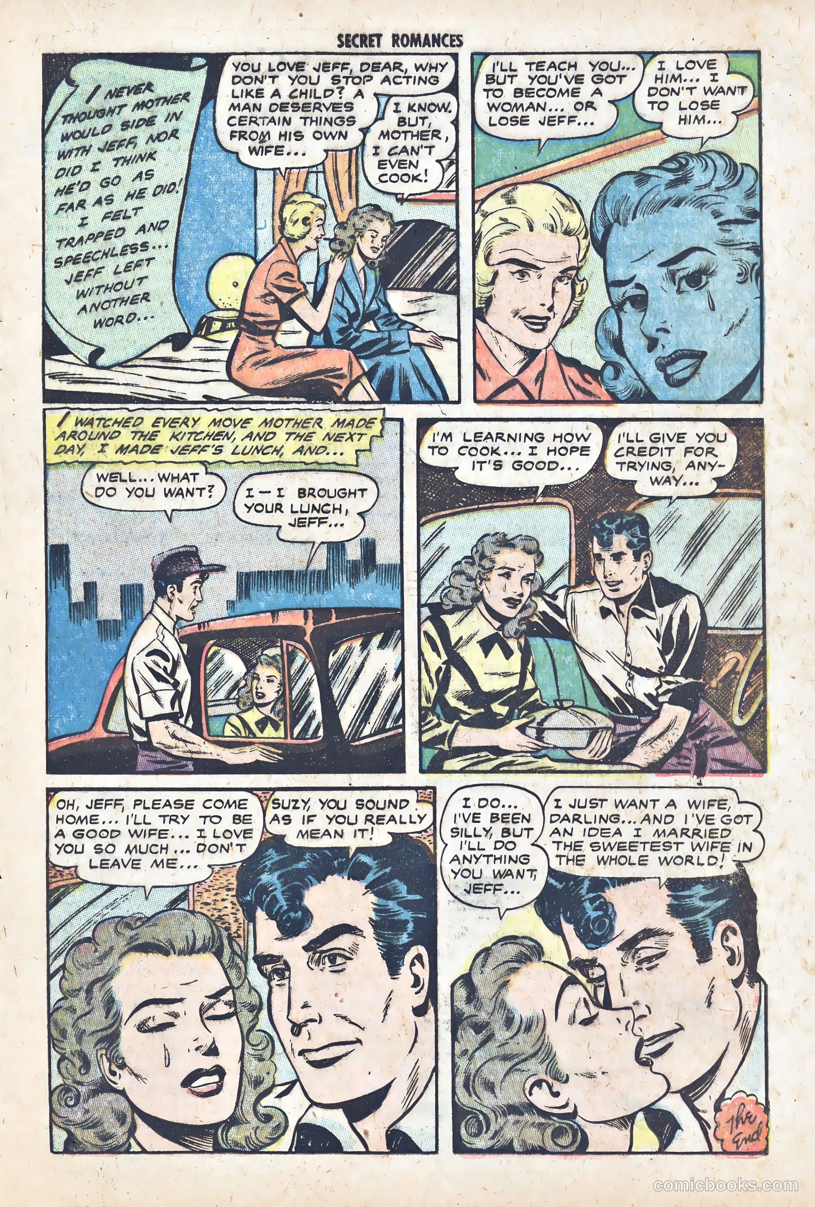 Secret Romances #17 (1953) — page 17 of 36