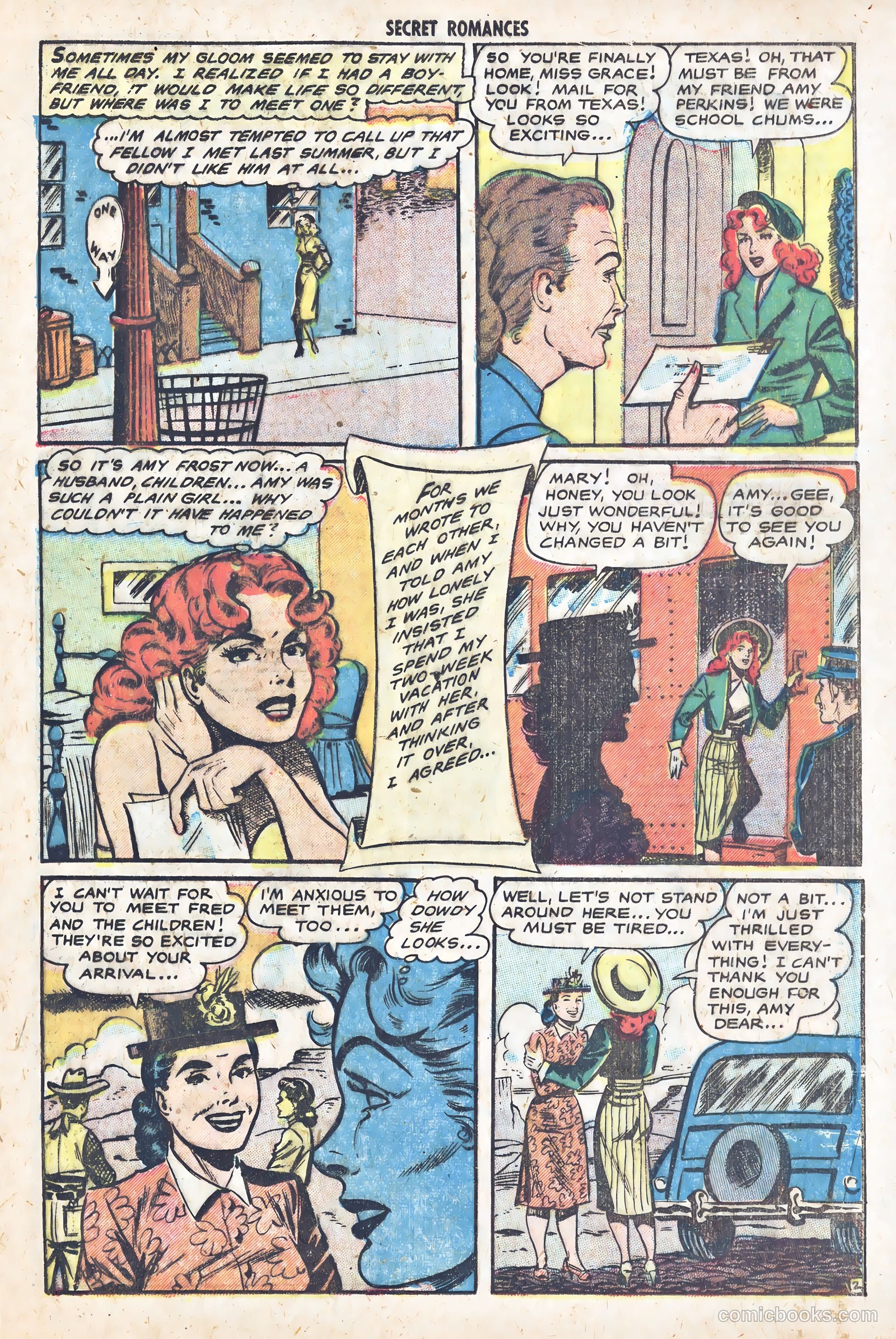Secret Romances #17 (1953) — page 21 of 36