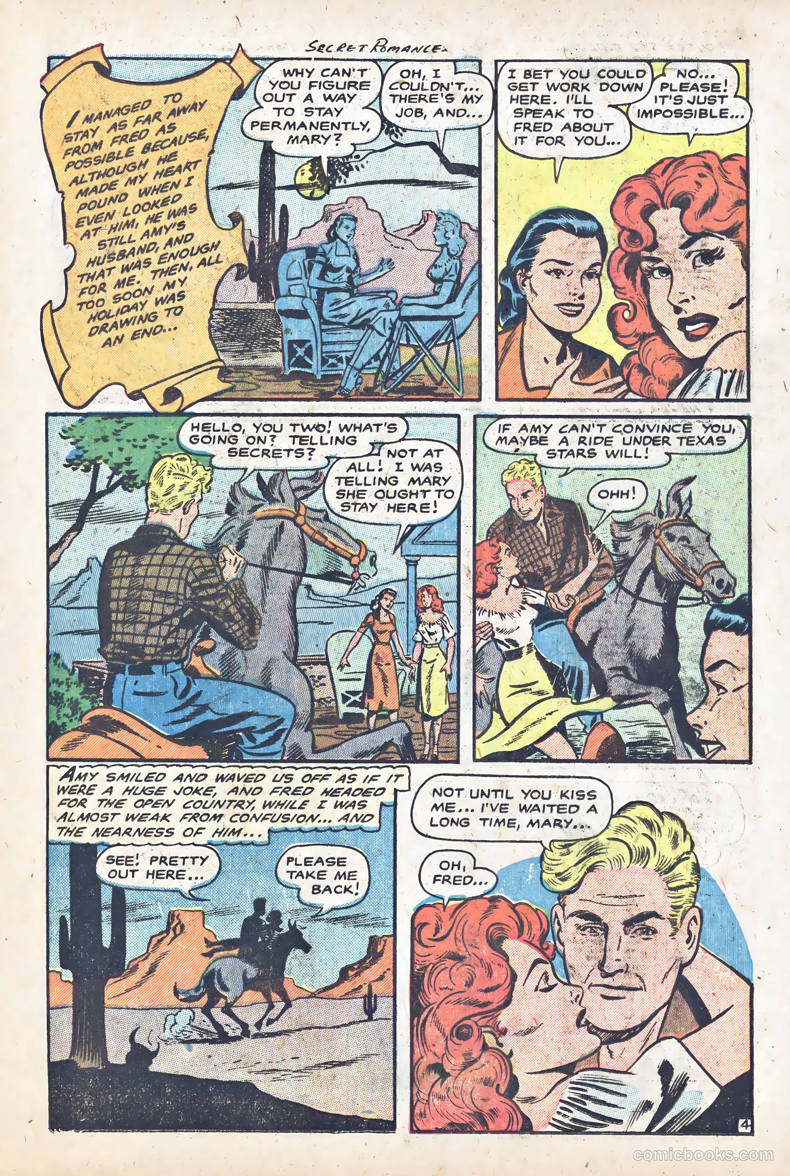 Secret Romances #17 (1953) — page 23 of 36