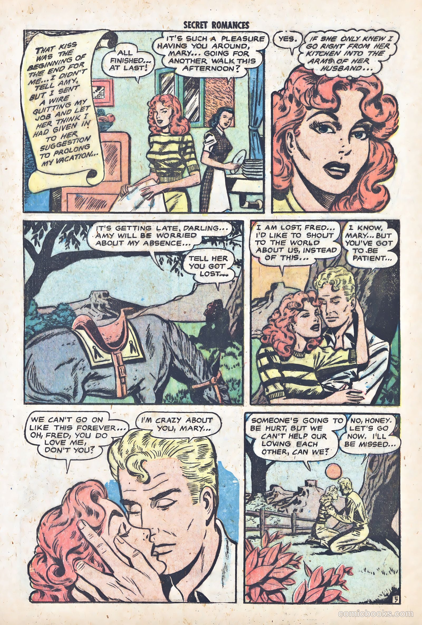 Secret Romances #17 (1953) — page 24 of 36