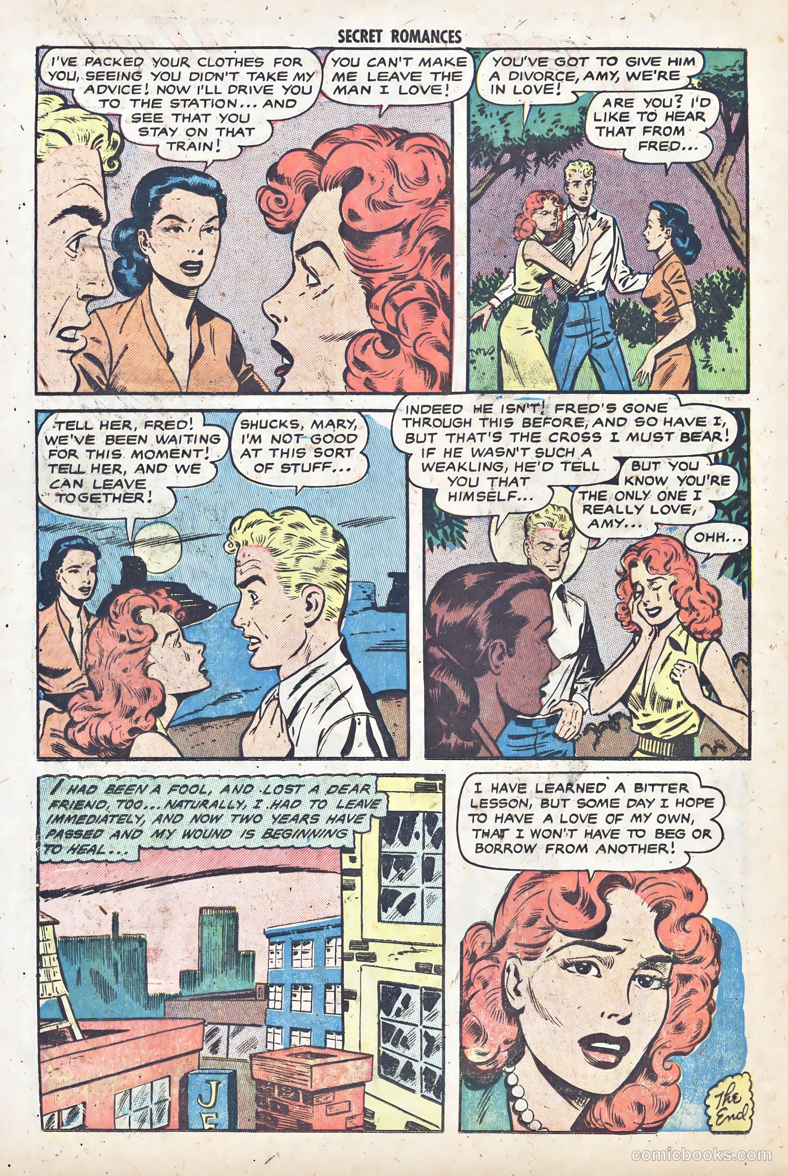 Secret Romances #17 (1953) — page 26 of 36
