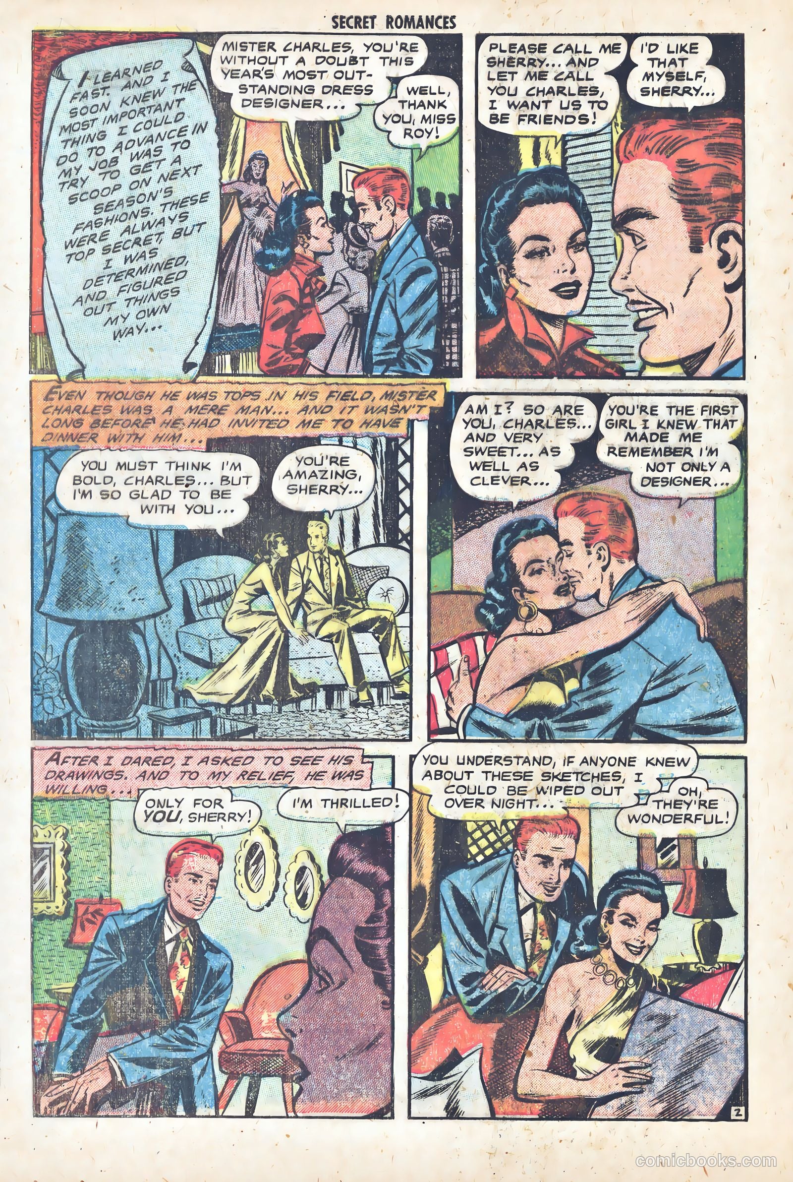 Secret Romances #17 (1953) — page 28 of 36
