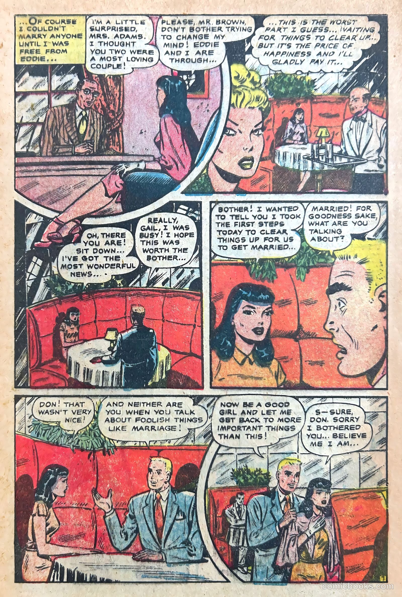 Secret Romances #22 (1954) — page 9 of 36