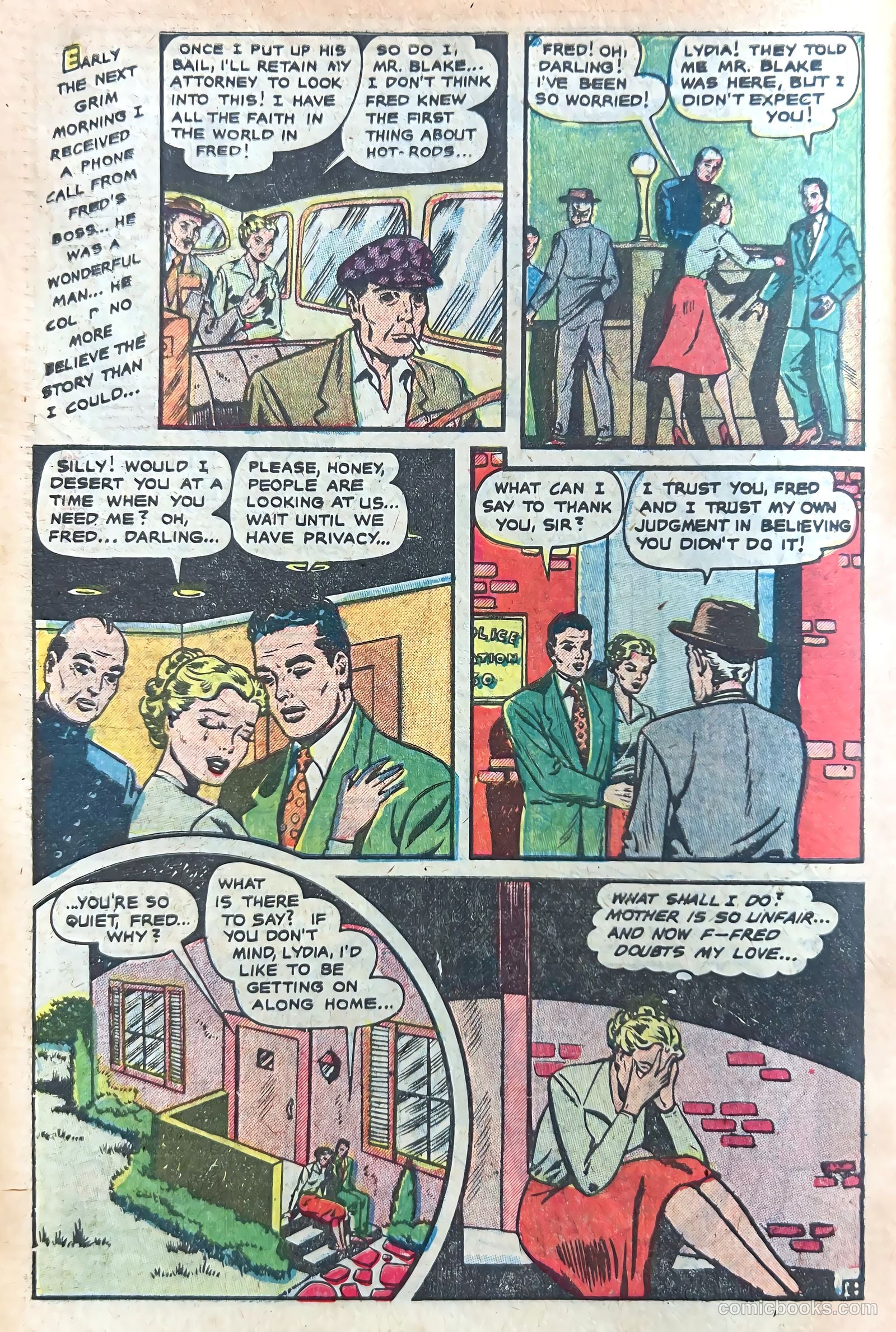 Secret Romances #22 (1954) — page 30 of 36