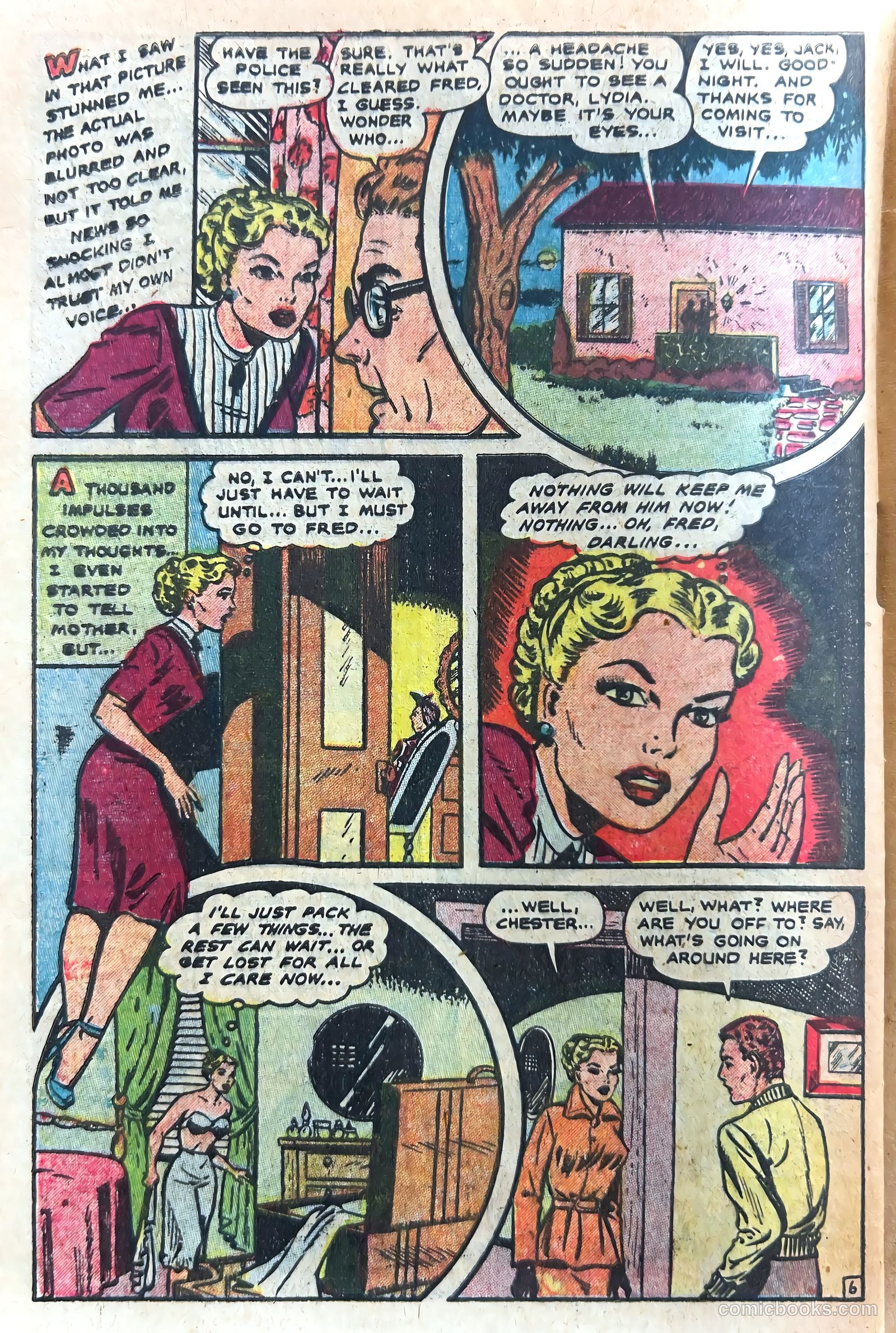 Secret Romances #22 (1954) — page 32 of 36