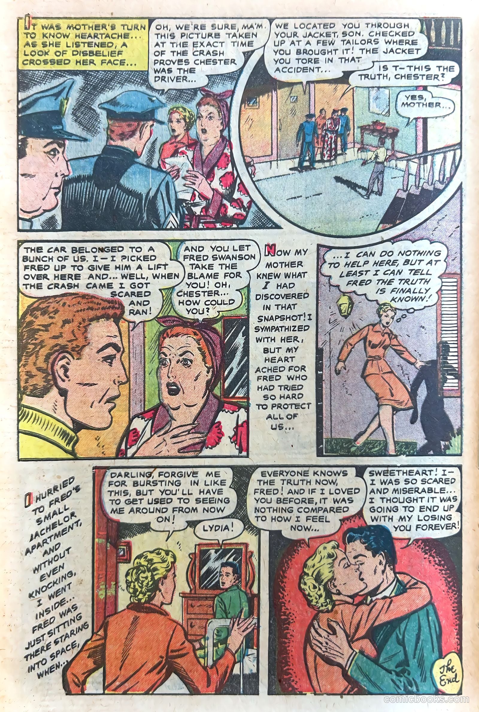 Secret Romances #22 (1954) — page 34 of 36