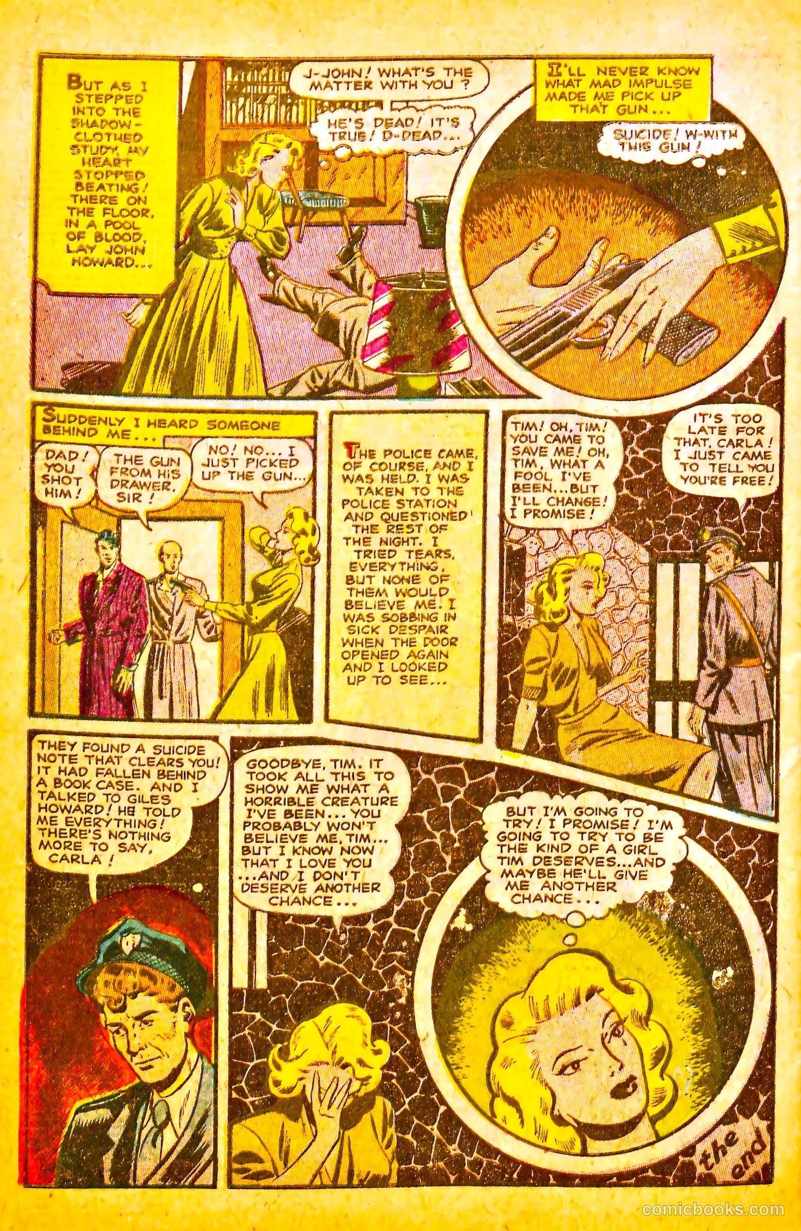 Secret Romances #23 (1954) — page 34 of 36