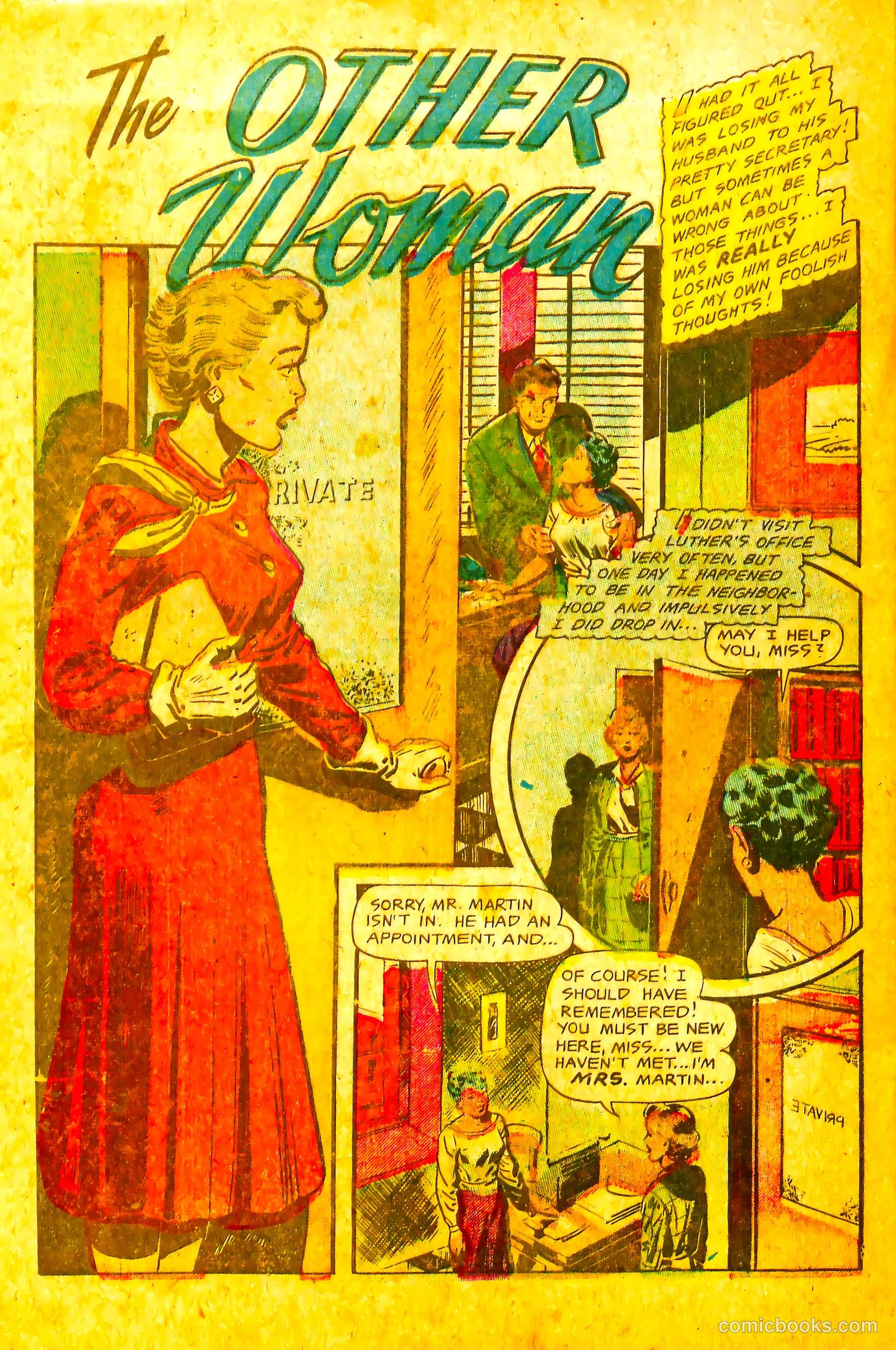 Secret Romances #25 (1955) — page 20 of 36
