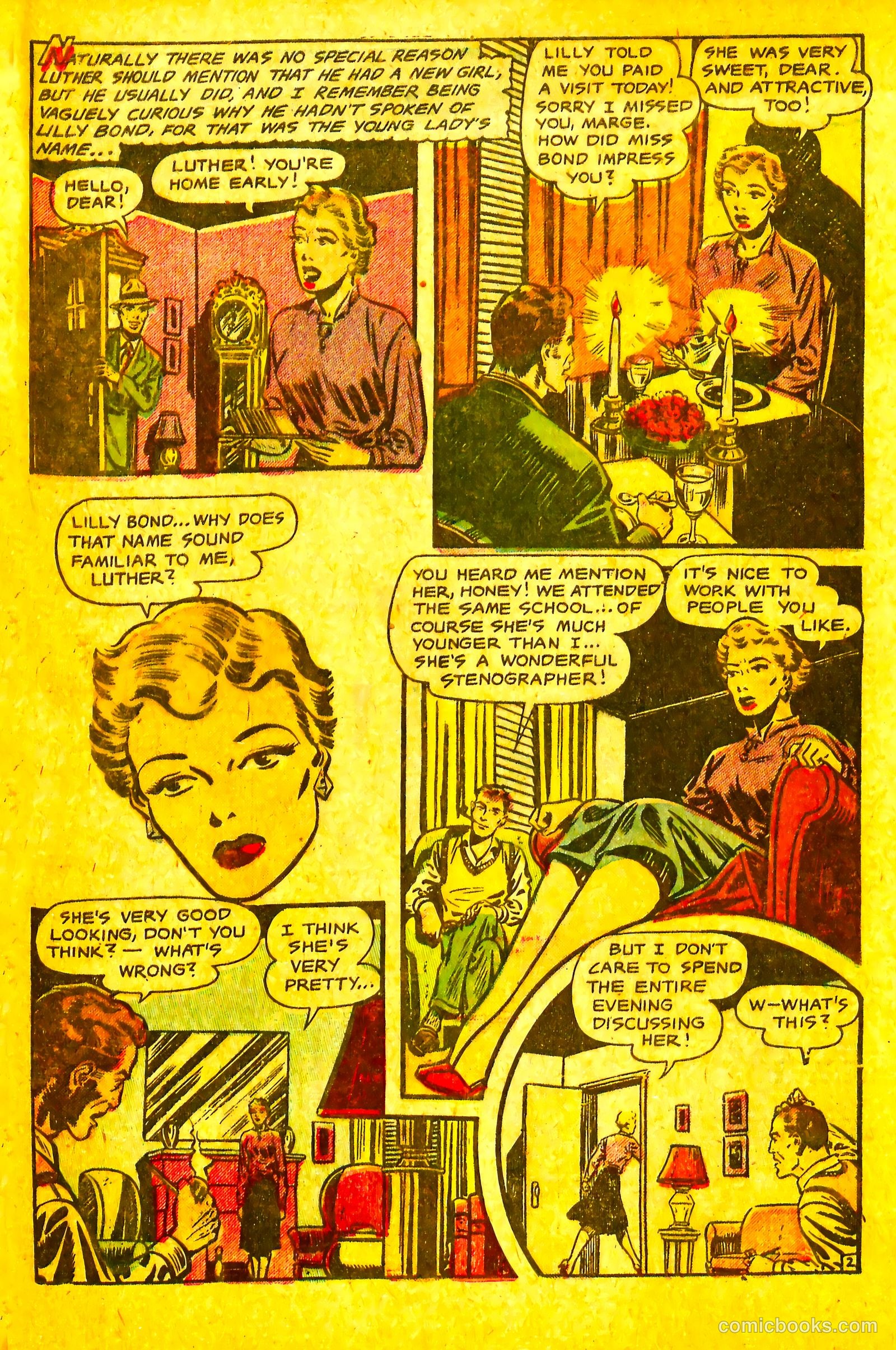 Secret Romances #25 (1955) — page 21 of 36