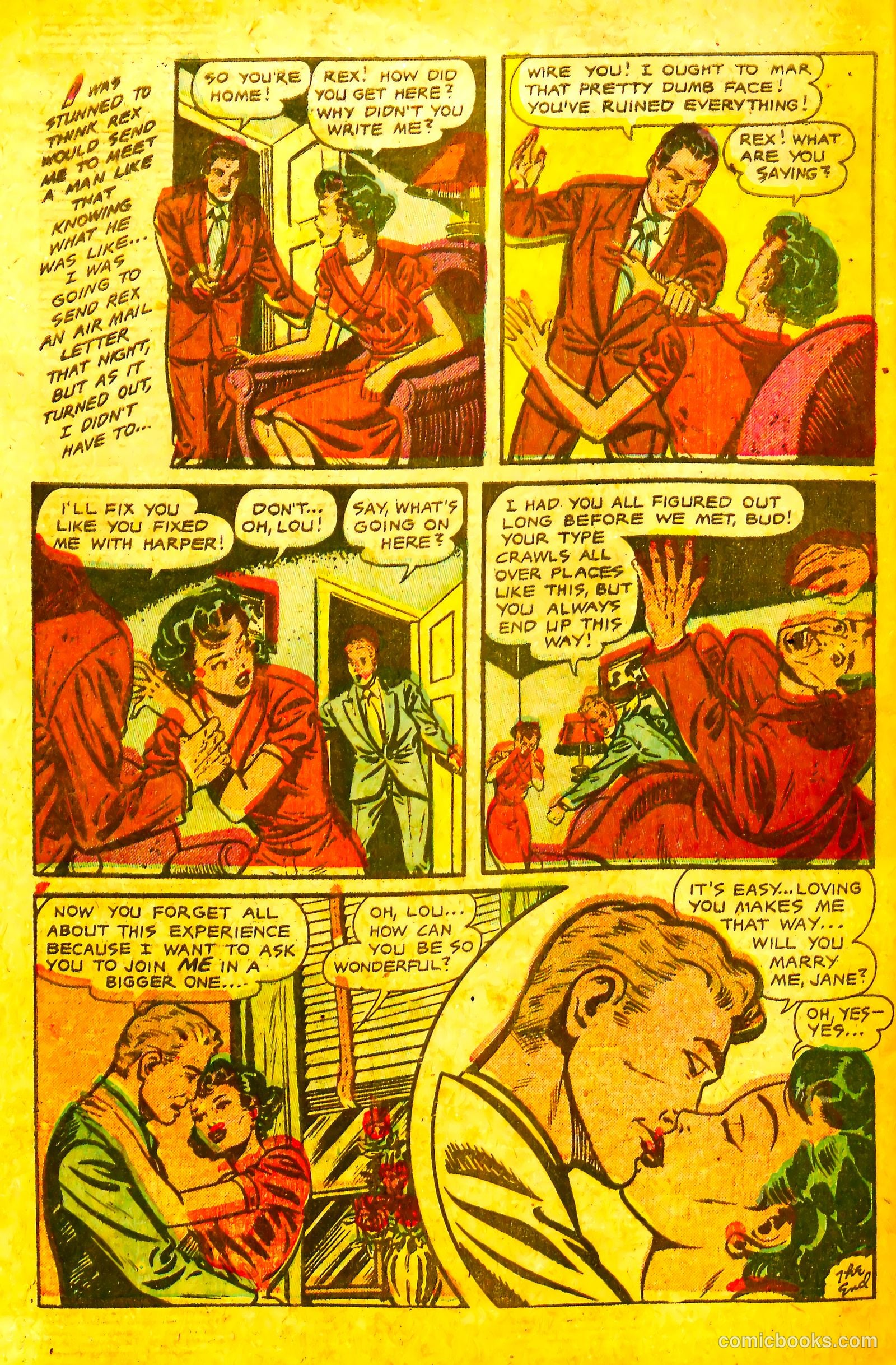 Secret Romances #25 (1955) — page 34 of 36