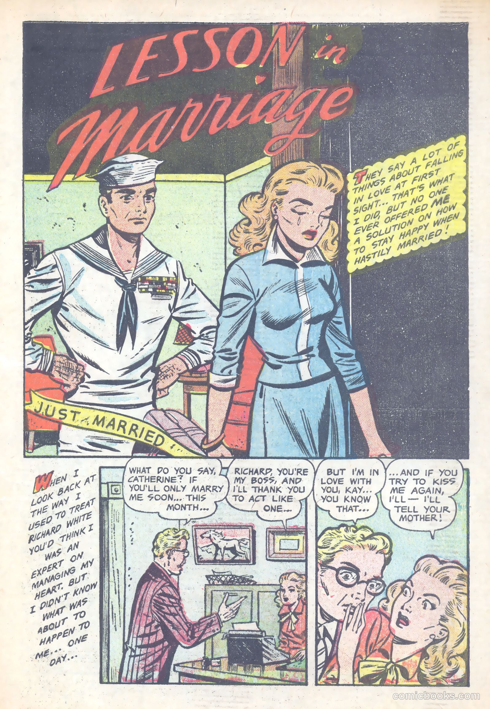 Secret Romances #26 (1955) — page 3 of 37
