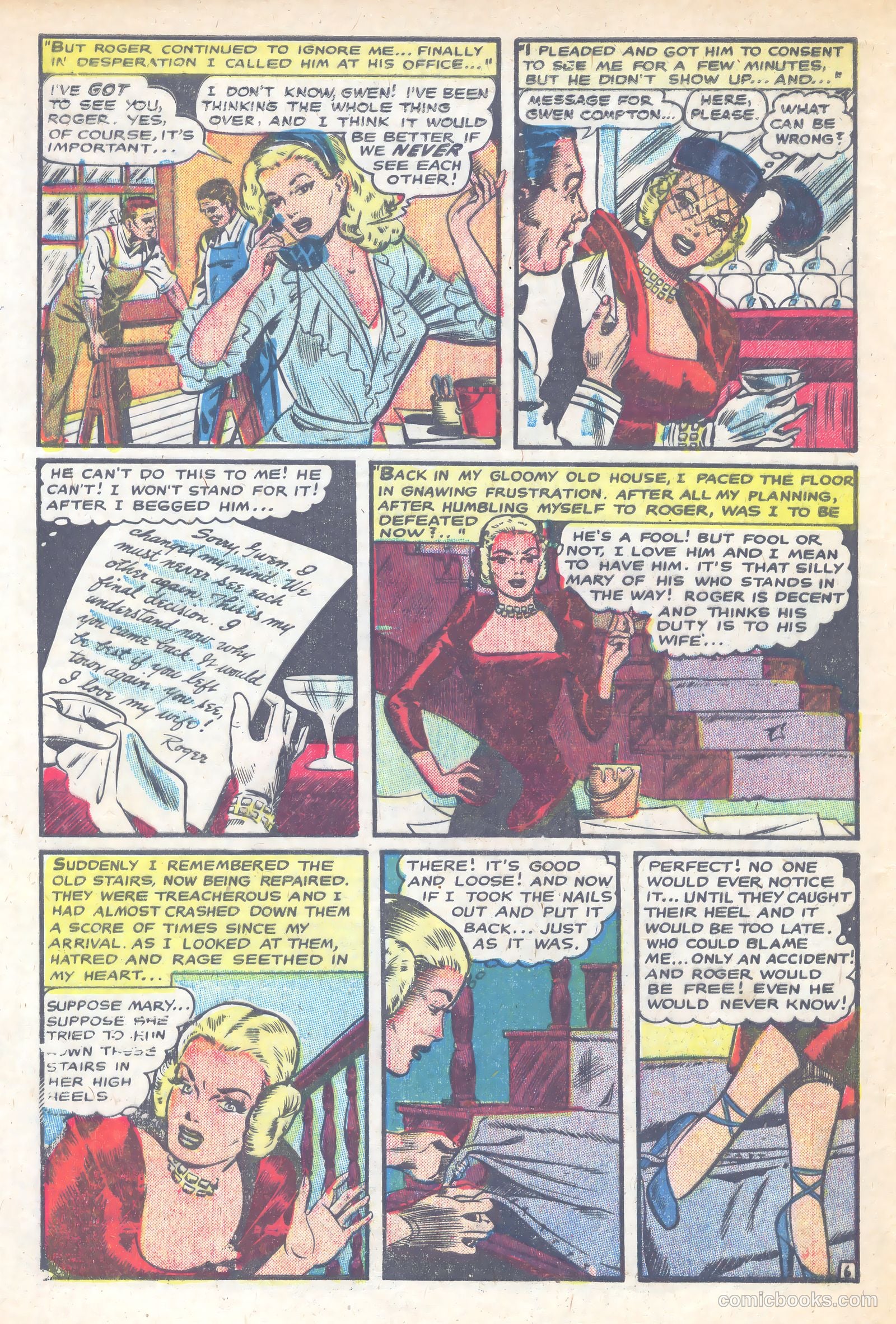 Secret Romances #26 (1955) — page 32 of 37