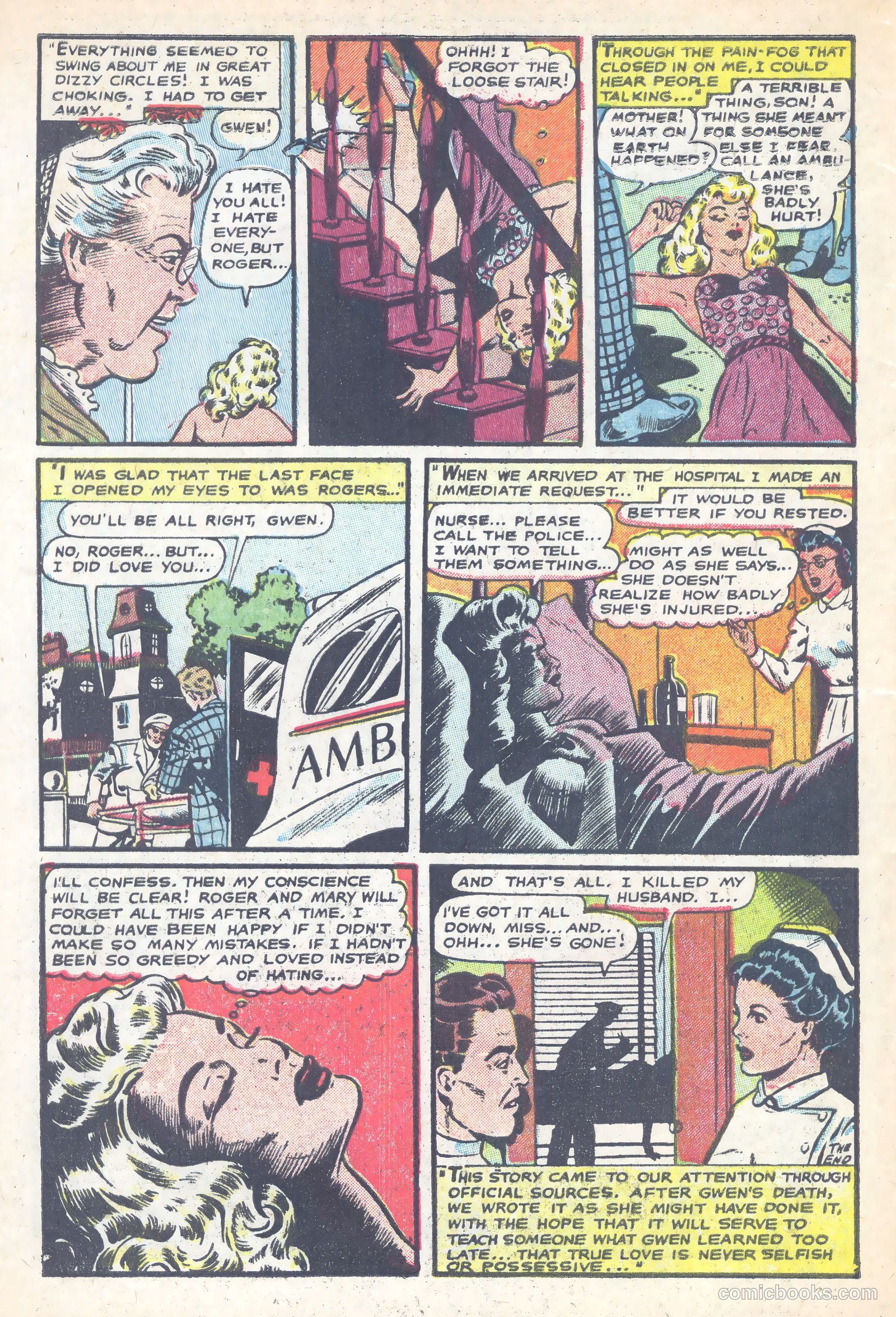 Secret Romances #26 (1955) — page 34 of 37