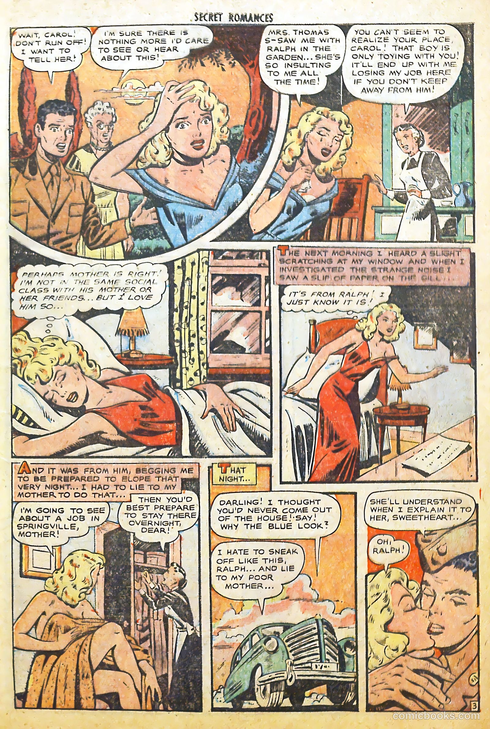 Secret Romances #3 (1951) — page 5 of 36
