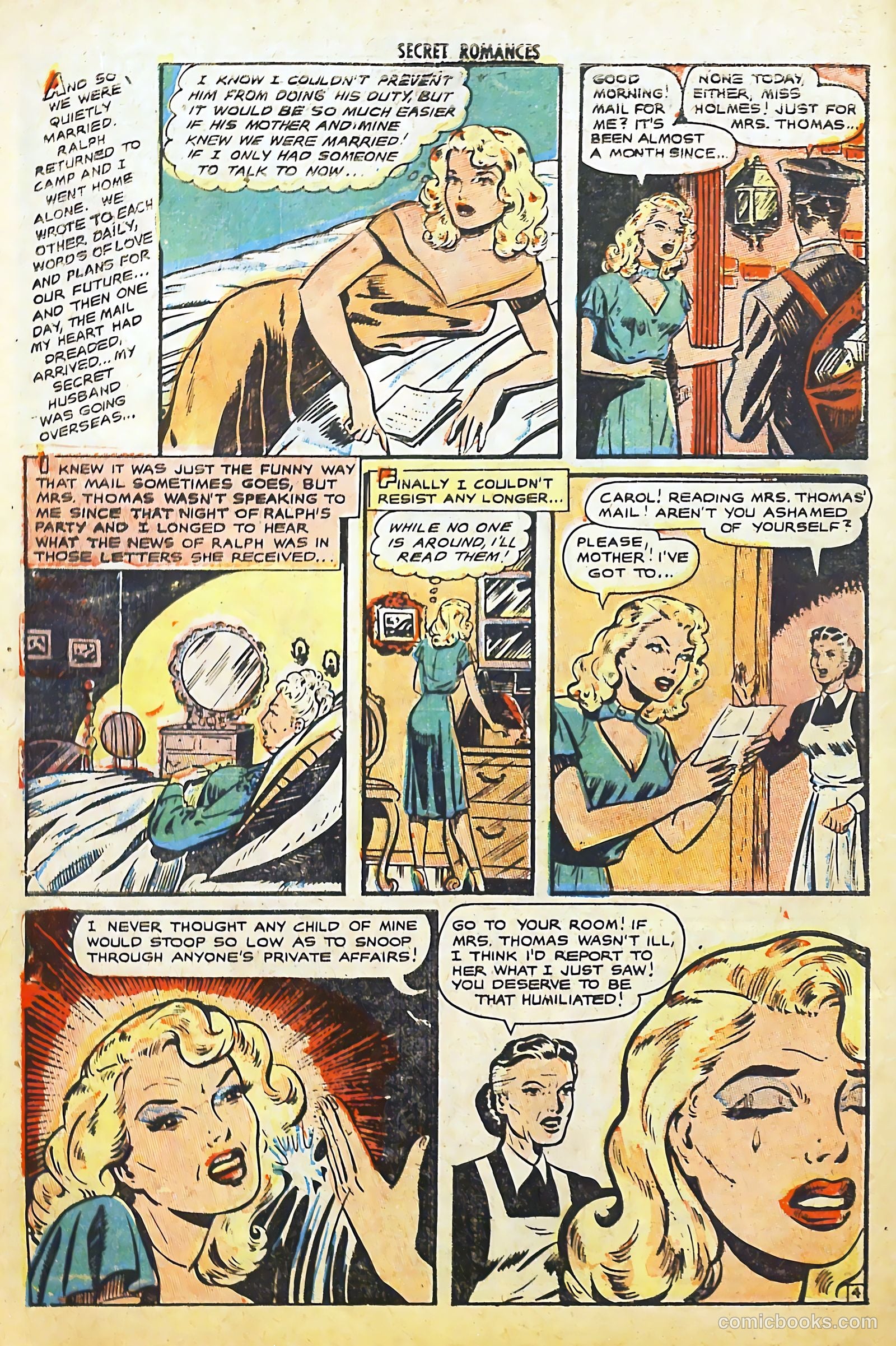 Secret Romances #3 (1951) — page 6 of 36