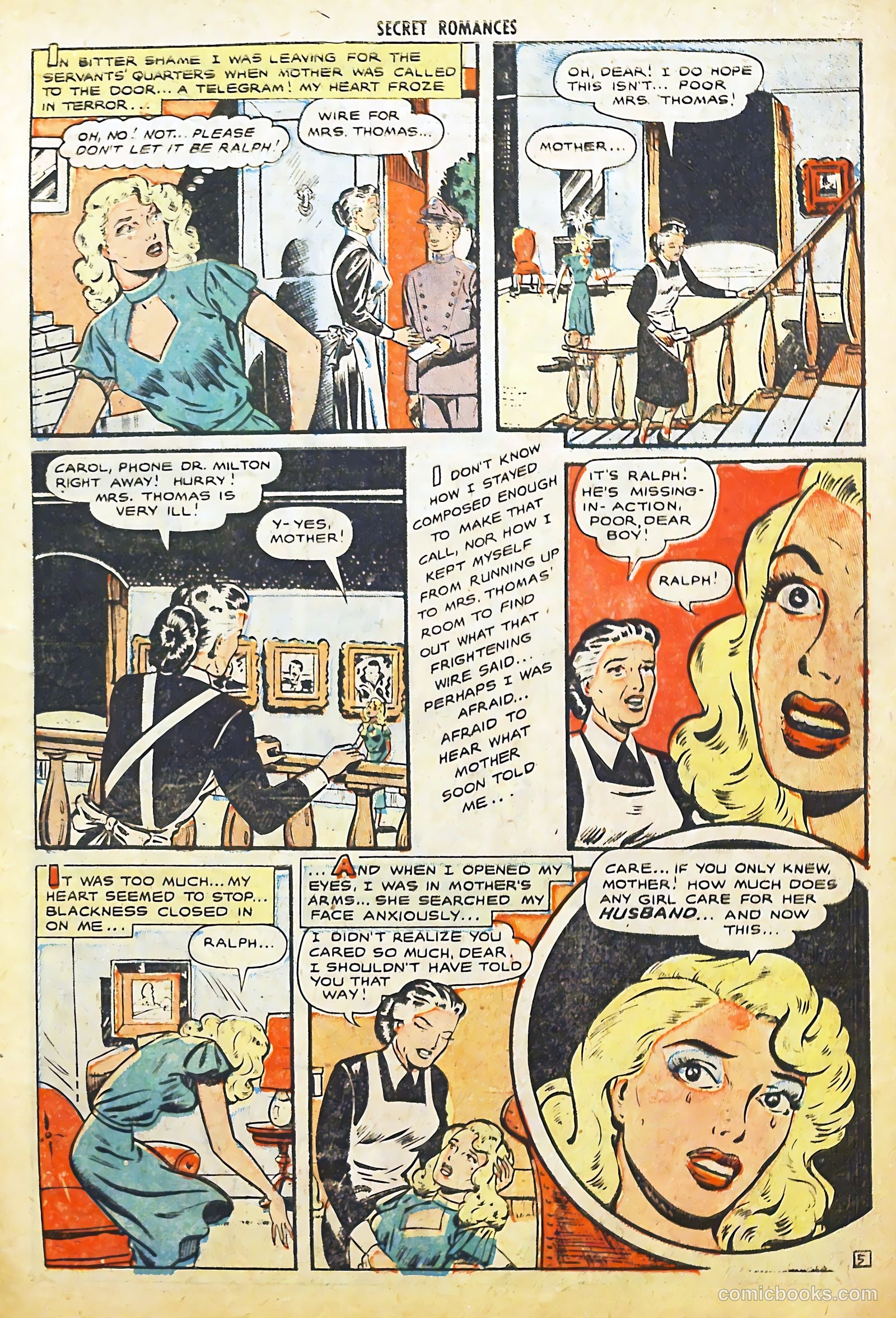 Secret Romances #3 (1951) — page 7 of 36