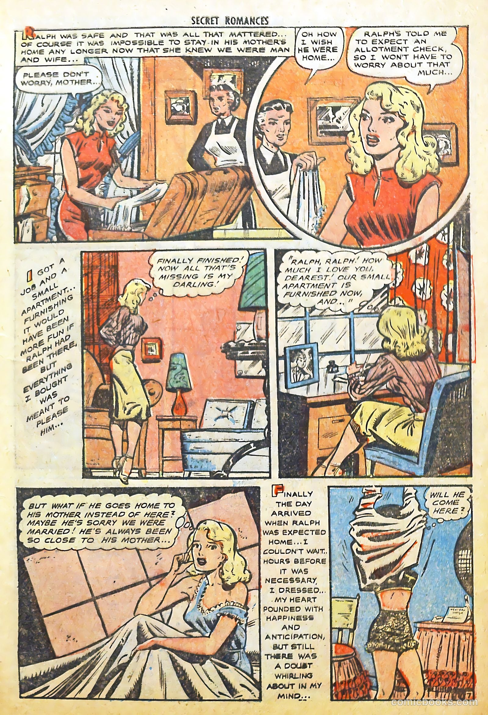 Secret Romances #3 (1951) — page 9 of 36