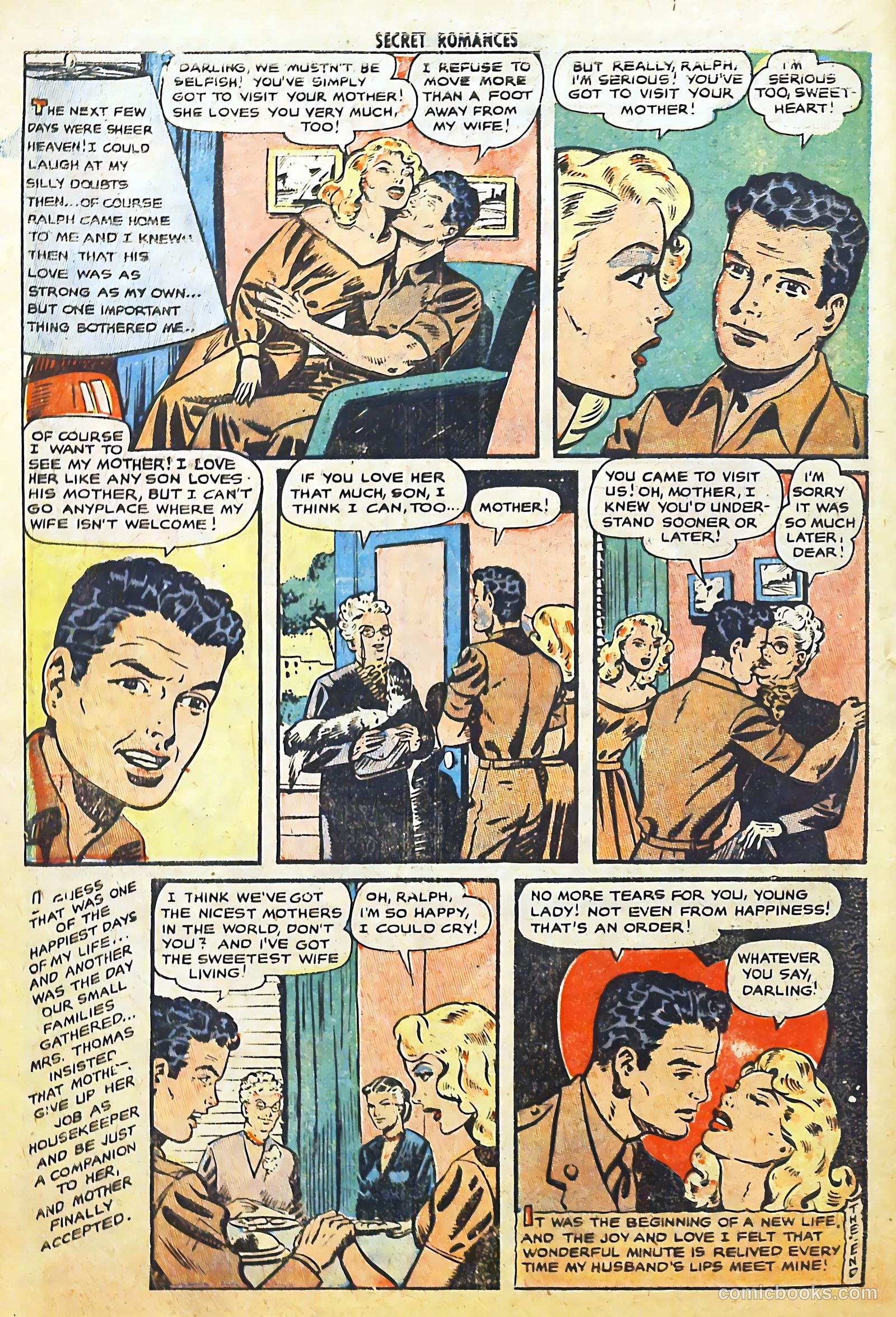Secret Romances #3 (1951) — page 10 of 36