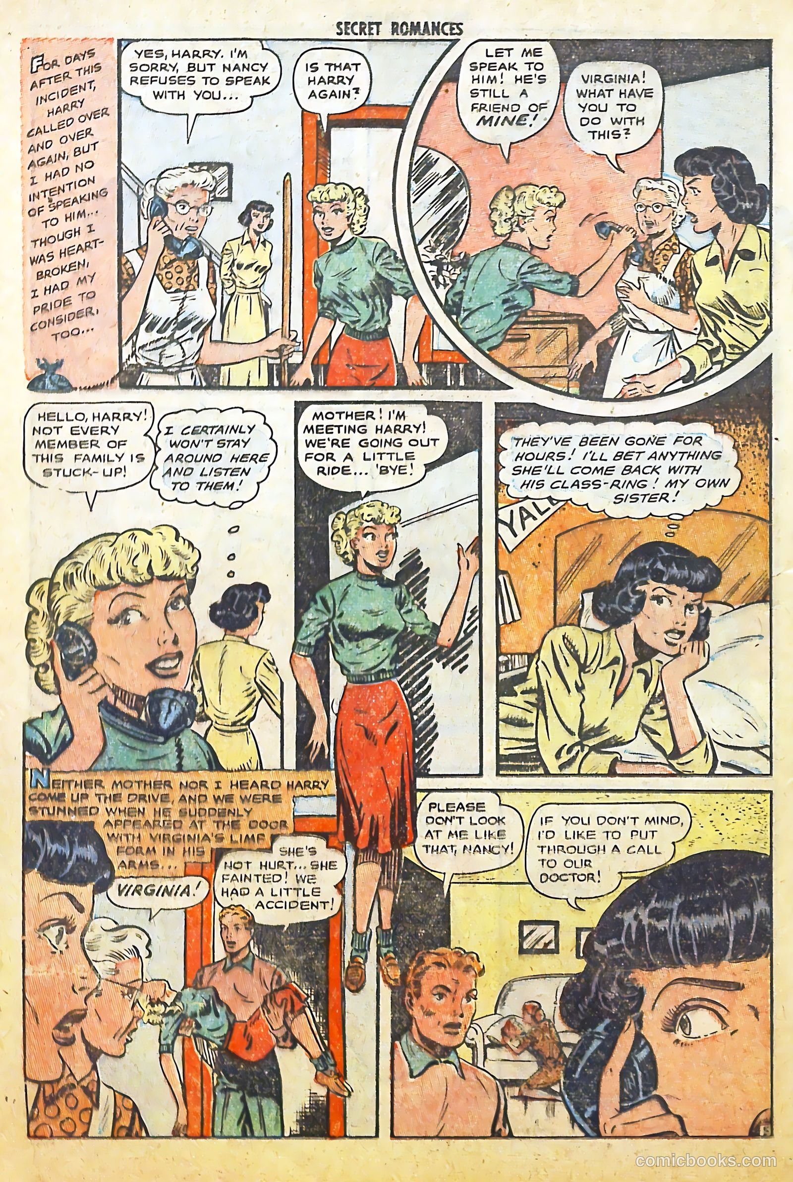 Secret Romances #3 (1951) — page 16 of 36