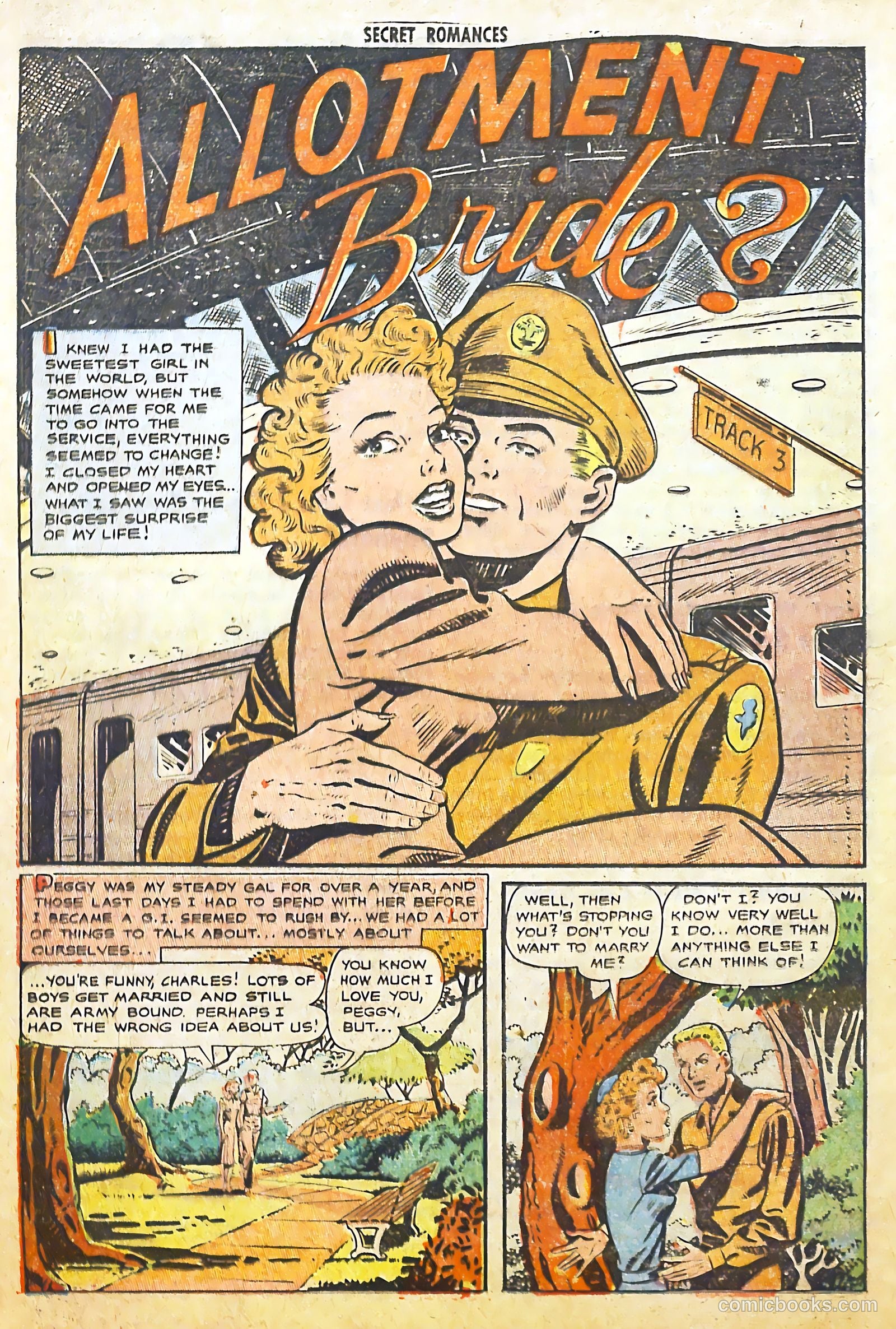 Secret Romances #3 (1951) — page 20 of 36