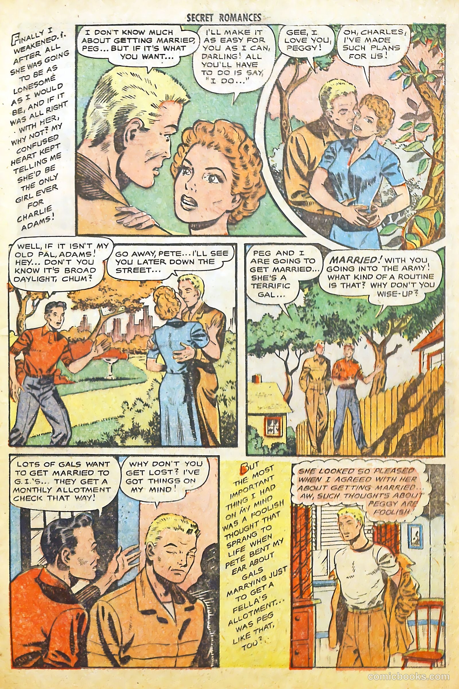 Secret Romances #3 (1951) — page 21 of 36
