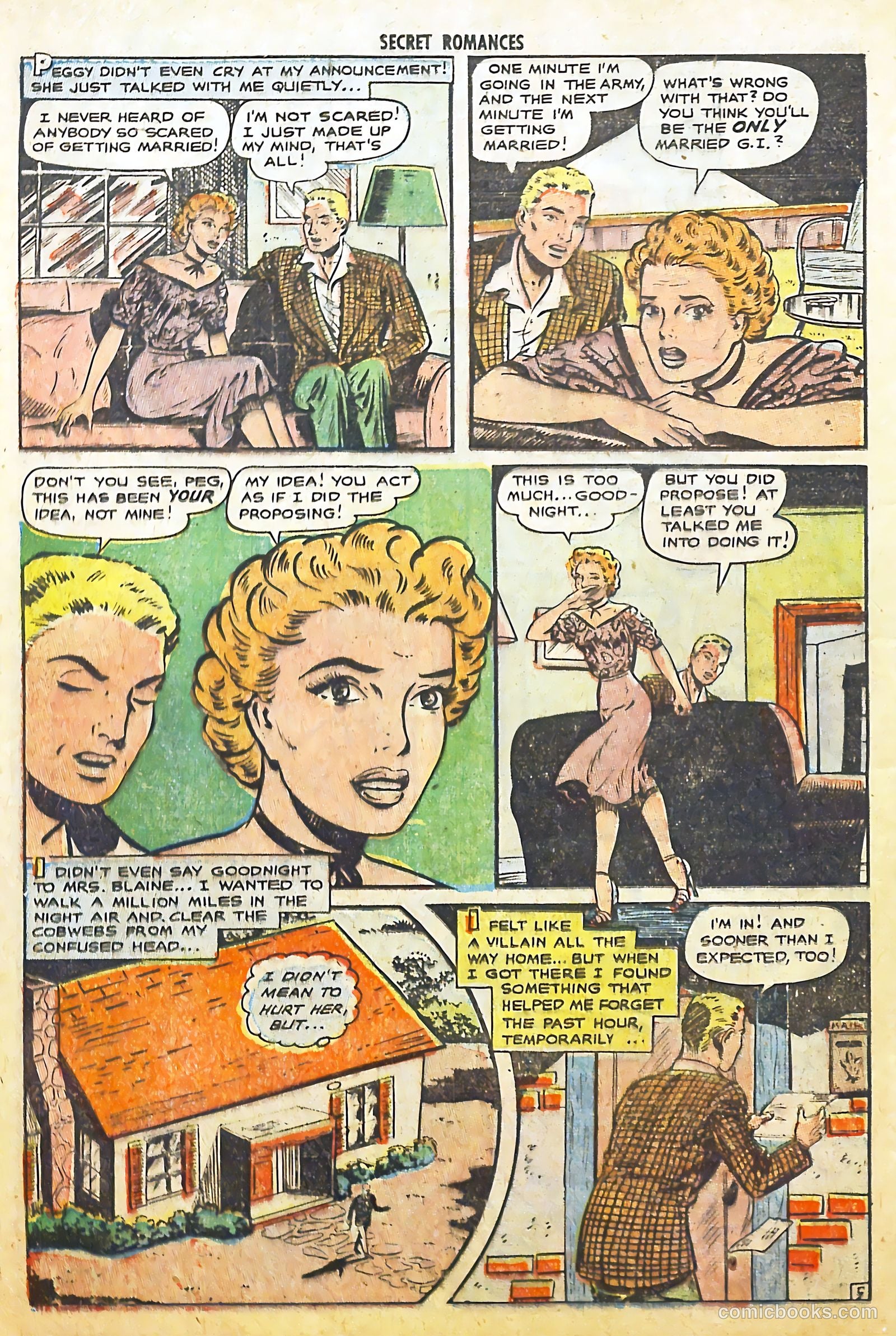 Secret Romances #3 (1951) — page 24 of 36