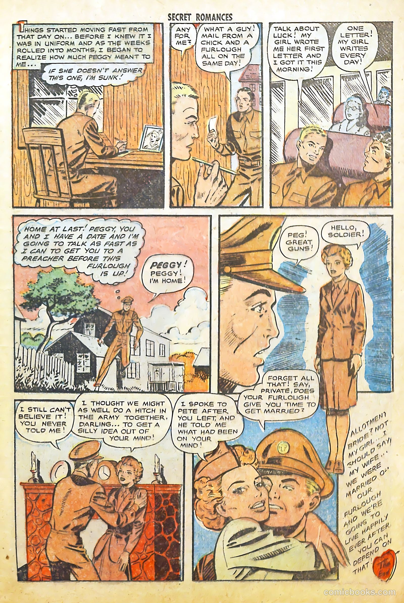 Secret Romances #3 (1951) — page 25 of 36
